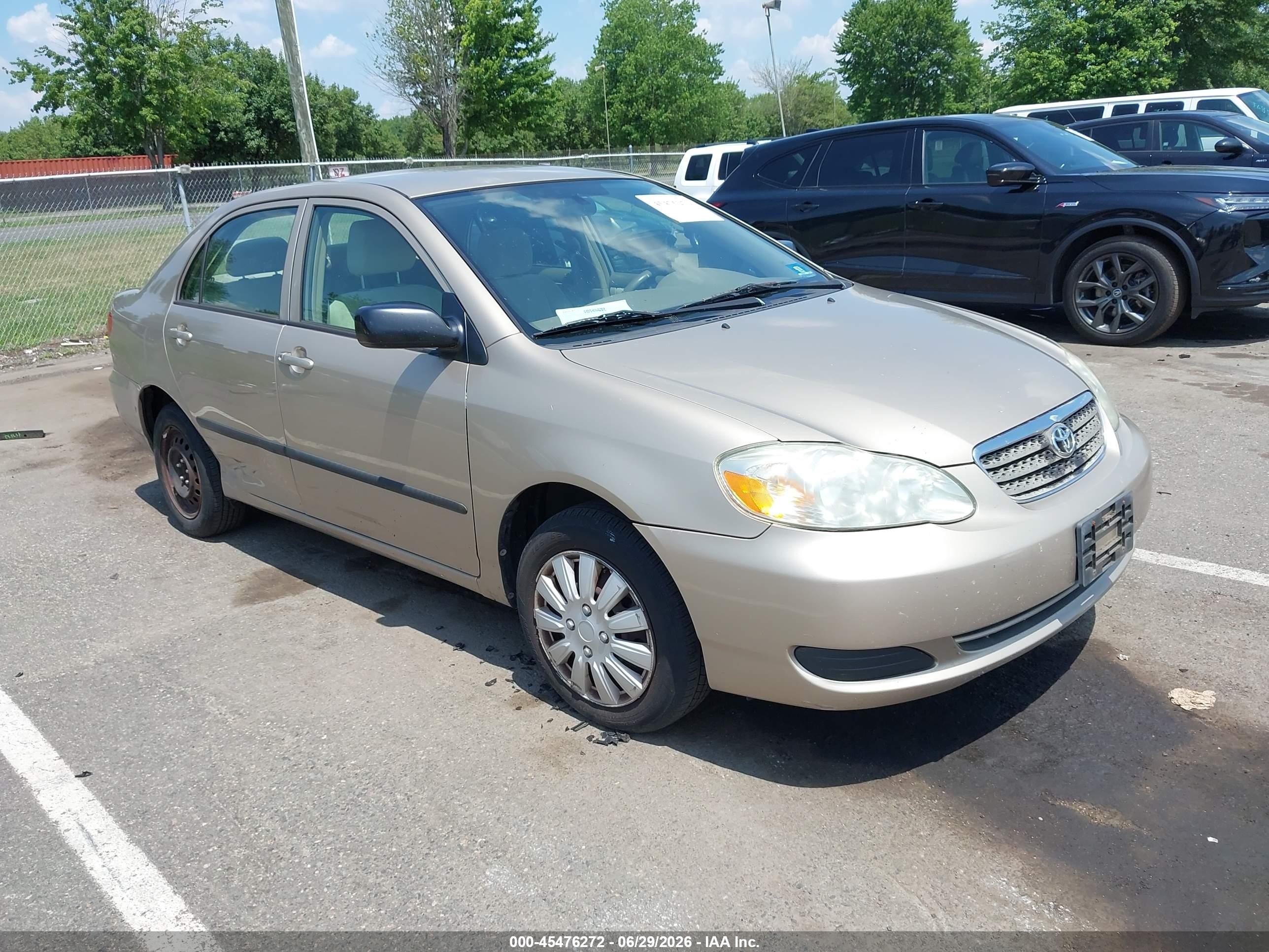 2008 Toyota Corolla LE, VIN 2T1BR32E58C869283 — Бок