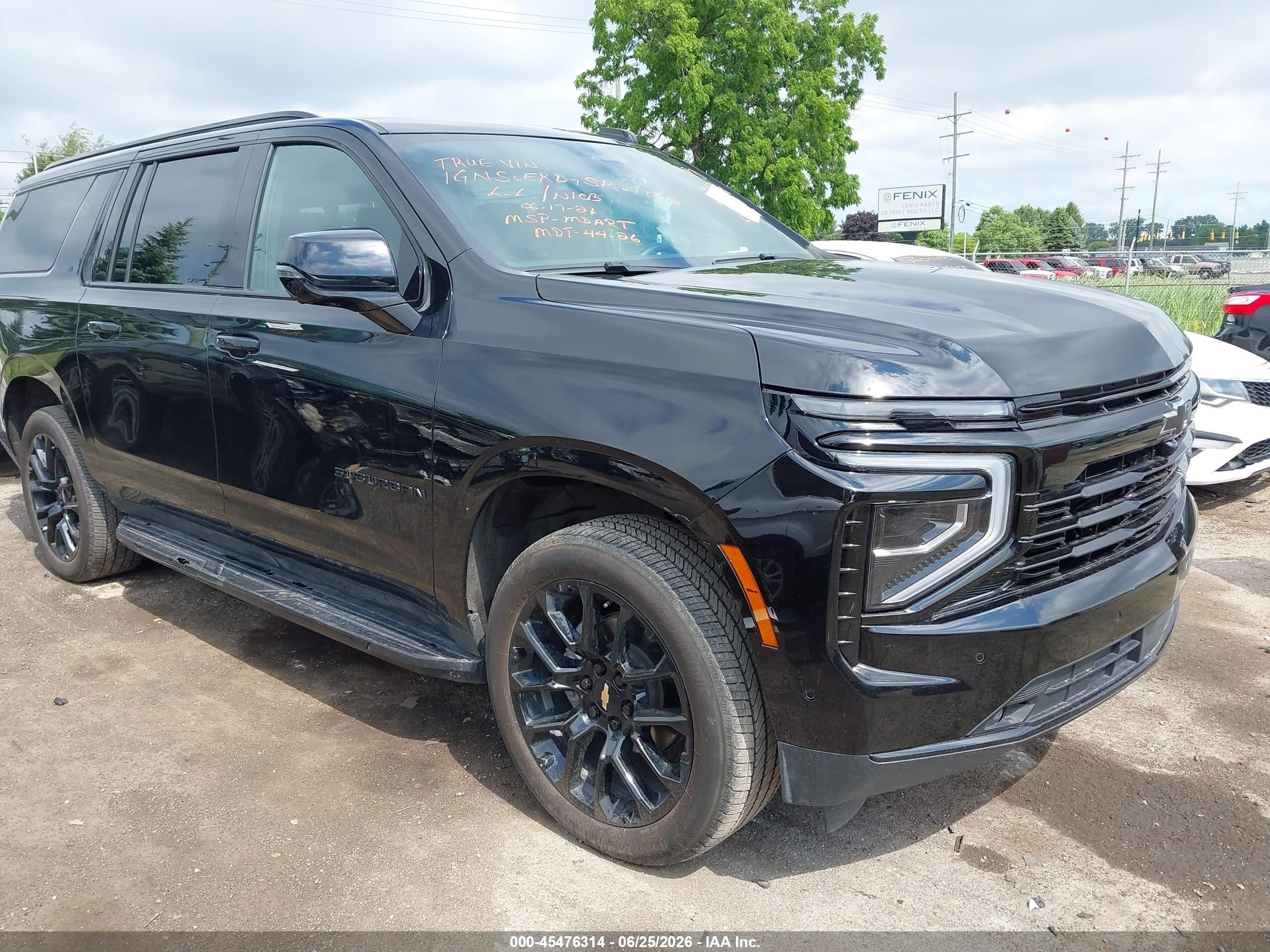 2025 Chevrolet Suburban RST, VIN 1GNS6ERD7SR217013 — Theft recovery
