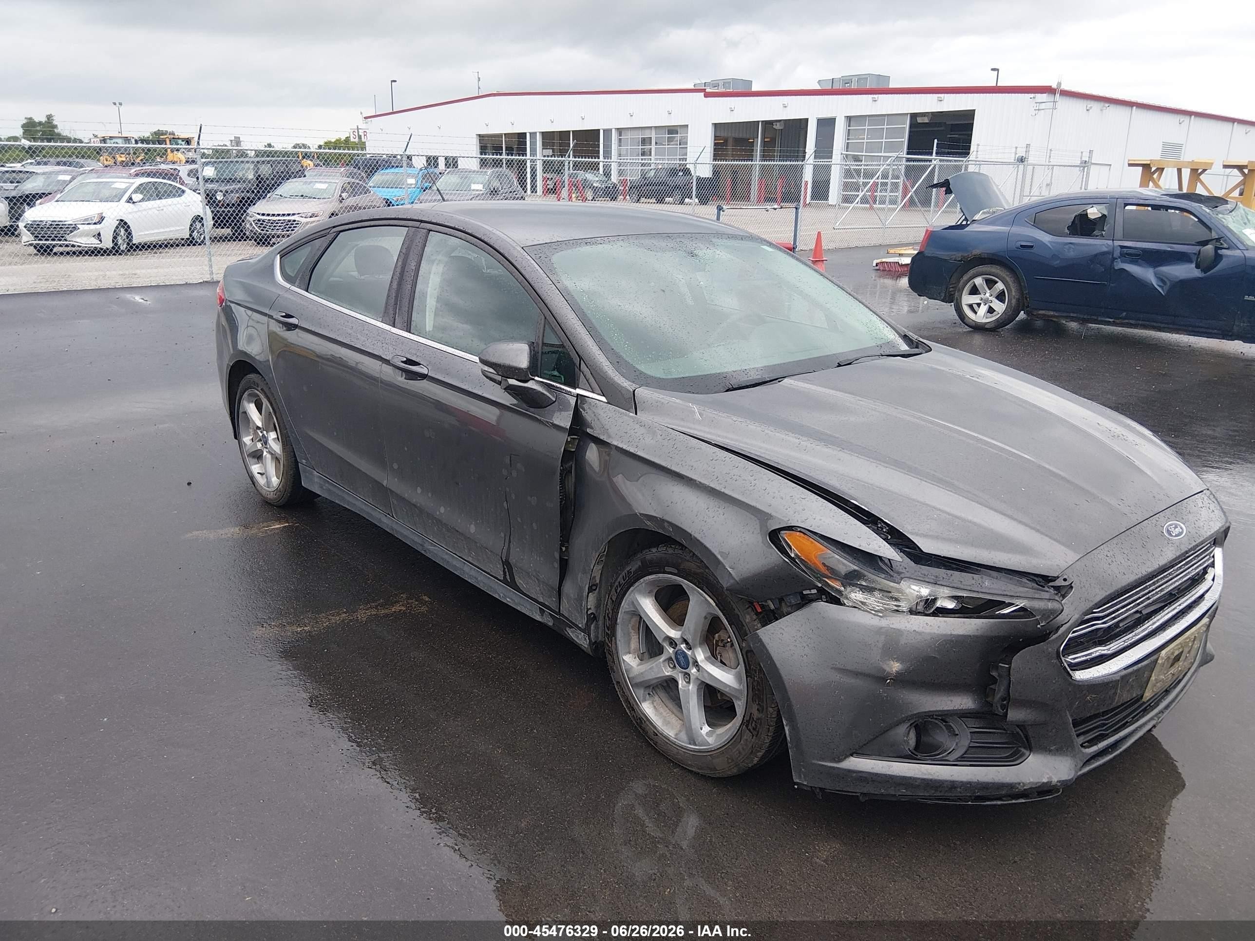 2015 Ford Fusion SE, VIN 3FA6P0H7XFR136268 — Front end