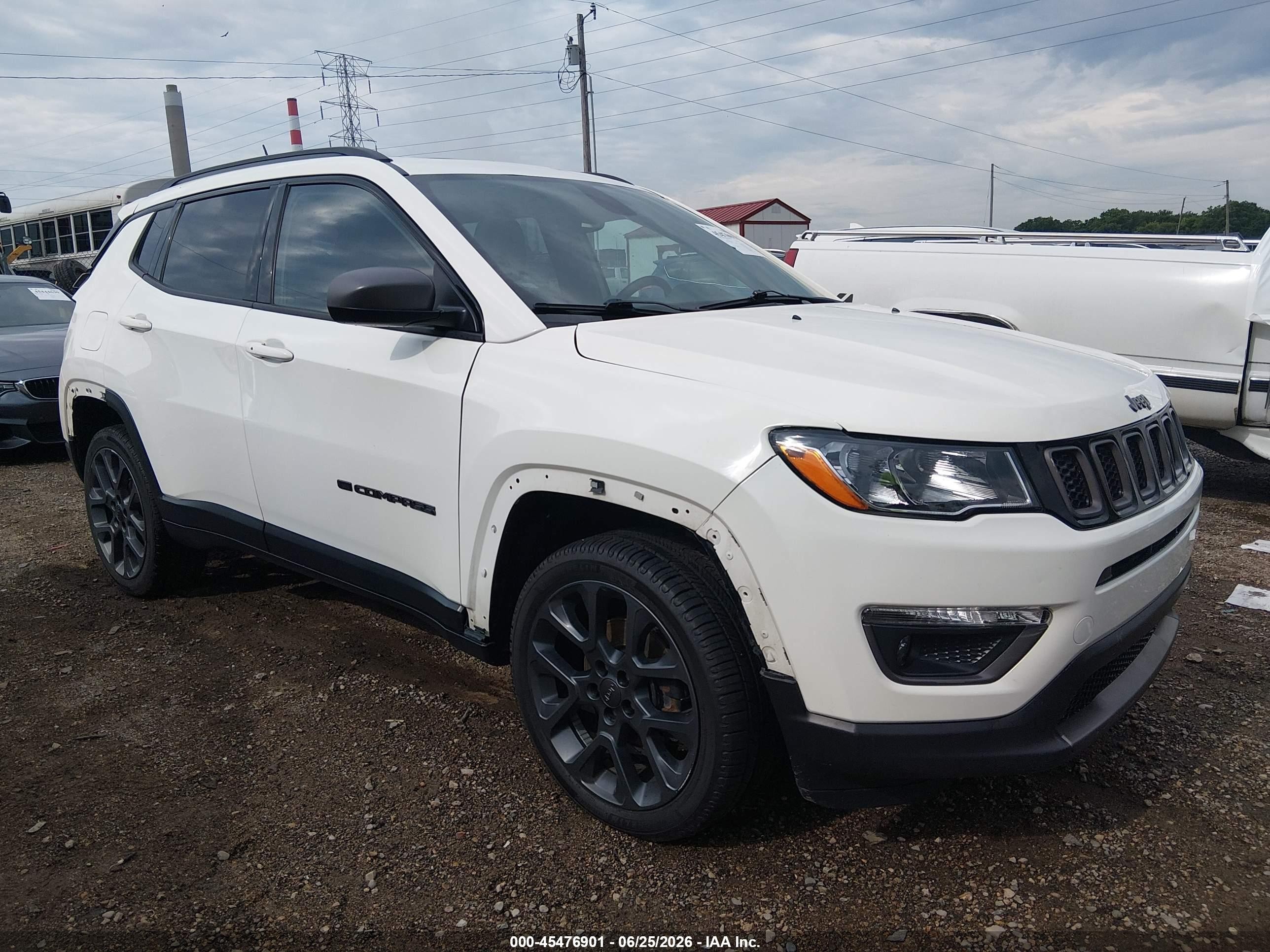 2021 Jeep Compass 80th Anniversary, VIN 3C4NJDEB6MT601944 — Rear end