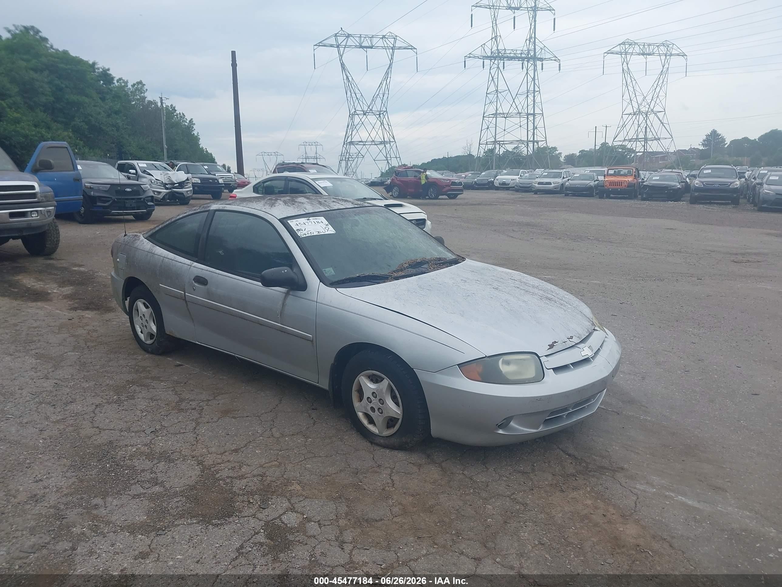 2003 Chevrolet Cavalier, VIN 1G1JC12F937153192 — Normal wear