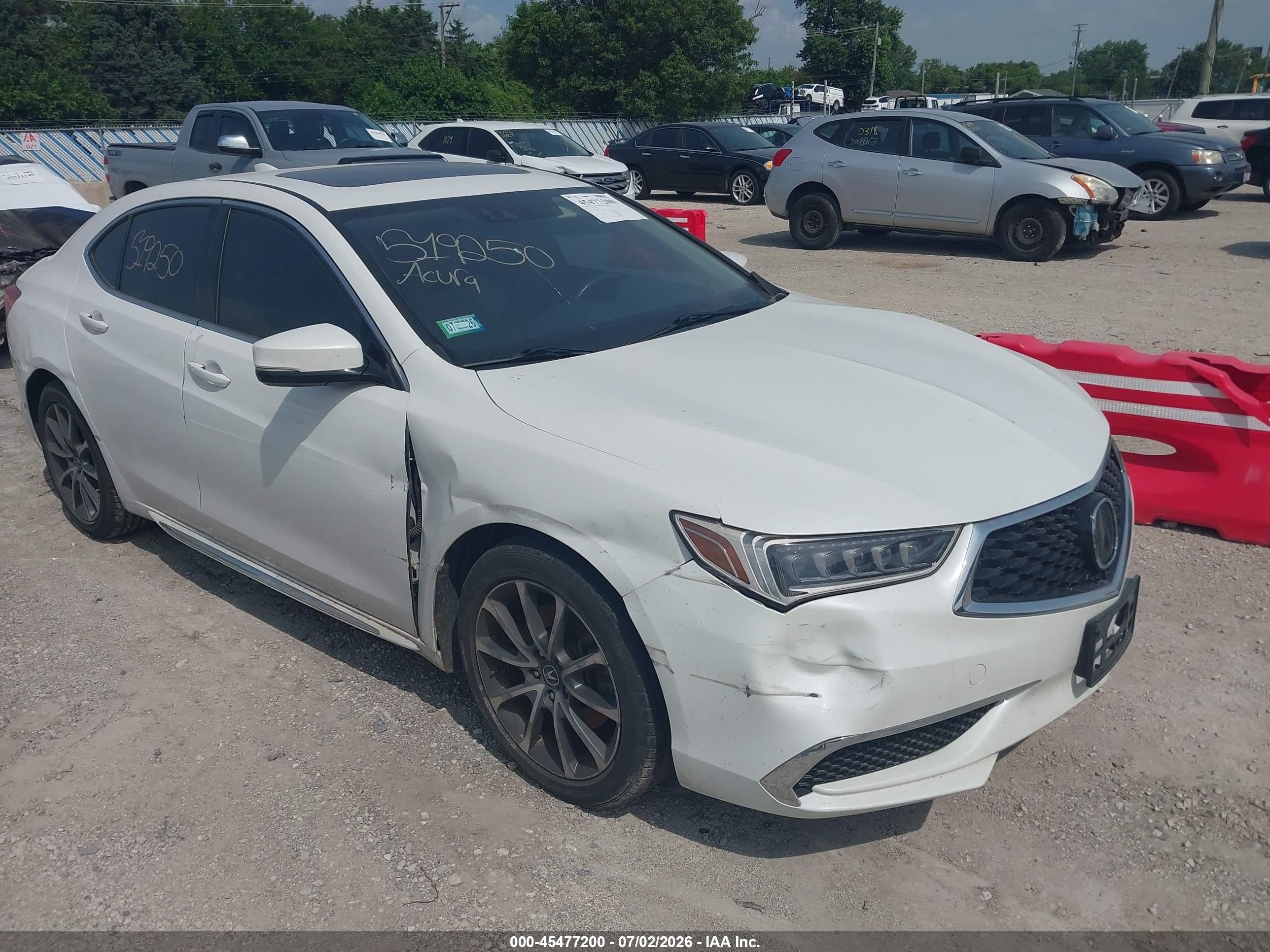 2018 Acura TLX Technology, VIN 19UUB3F52JA003107 — Theft recovery