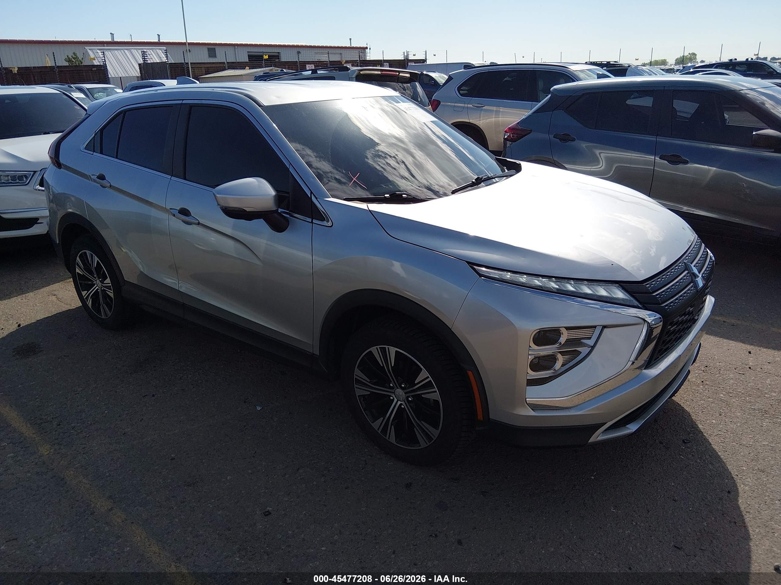 2022 Mitsubishi Eclipse Cross SE, VIN JA4ATWAAXNZ006097 — Hail