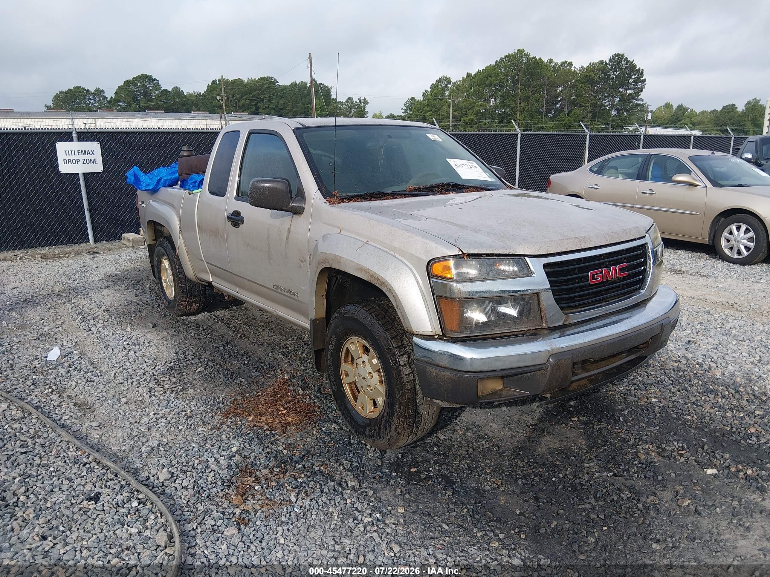 2005 GMC Canyon SL Z71, VIN 1GTDS196958139707 — Обычный износ