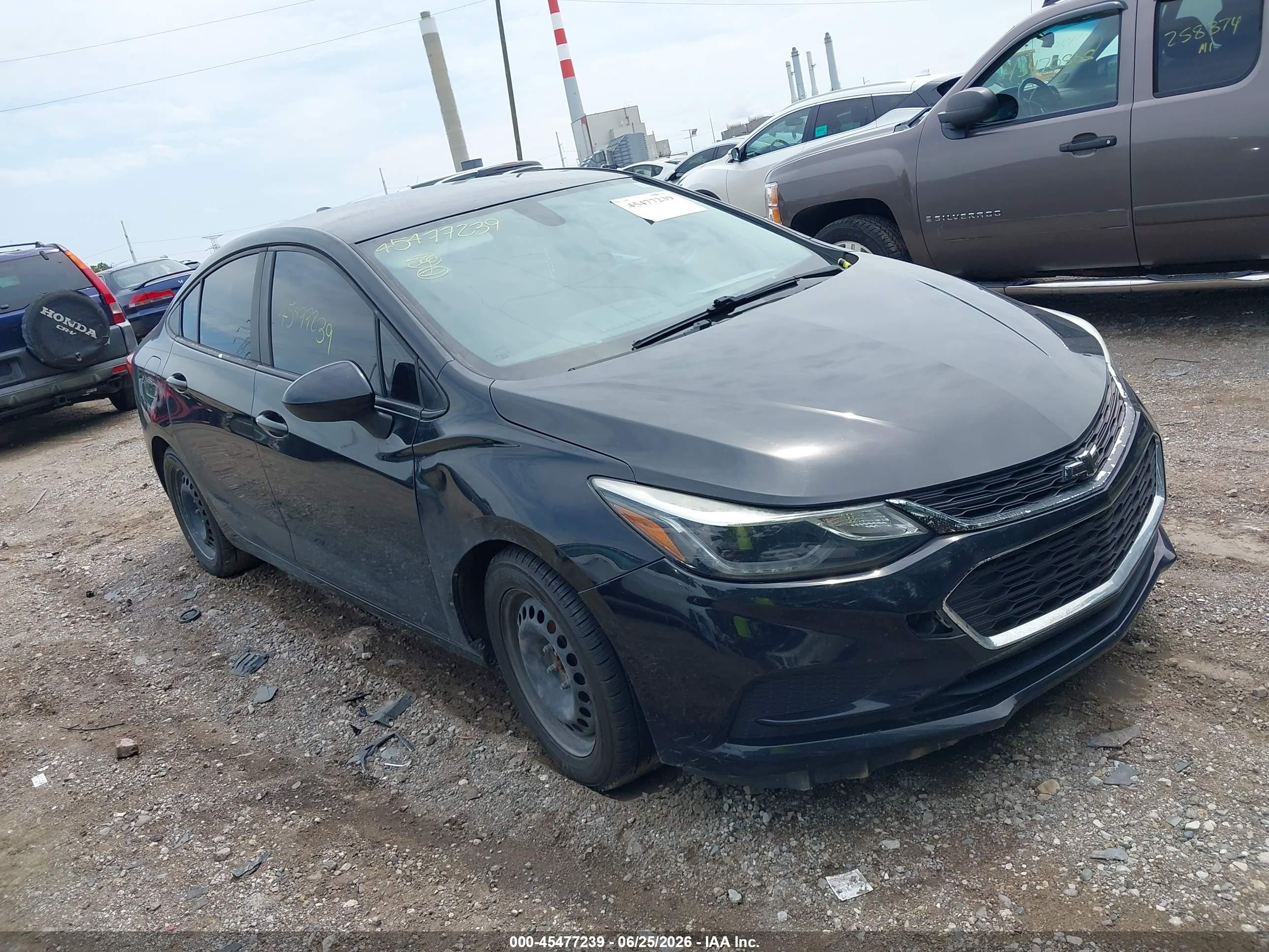 2018 Chevrolet Cruze LT, VIN 1G1BE5SMXJ7114581 — Вода / потоп
