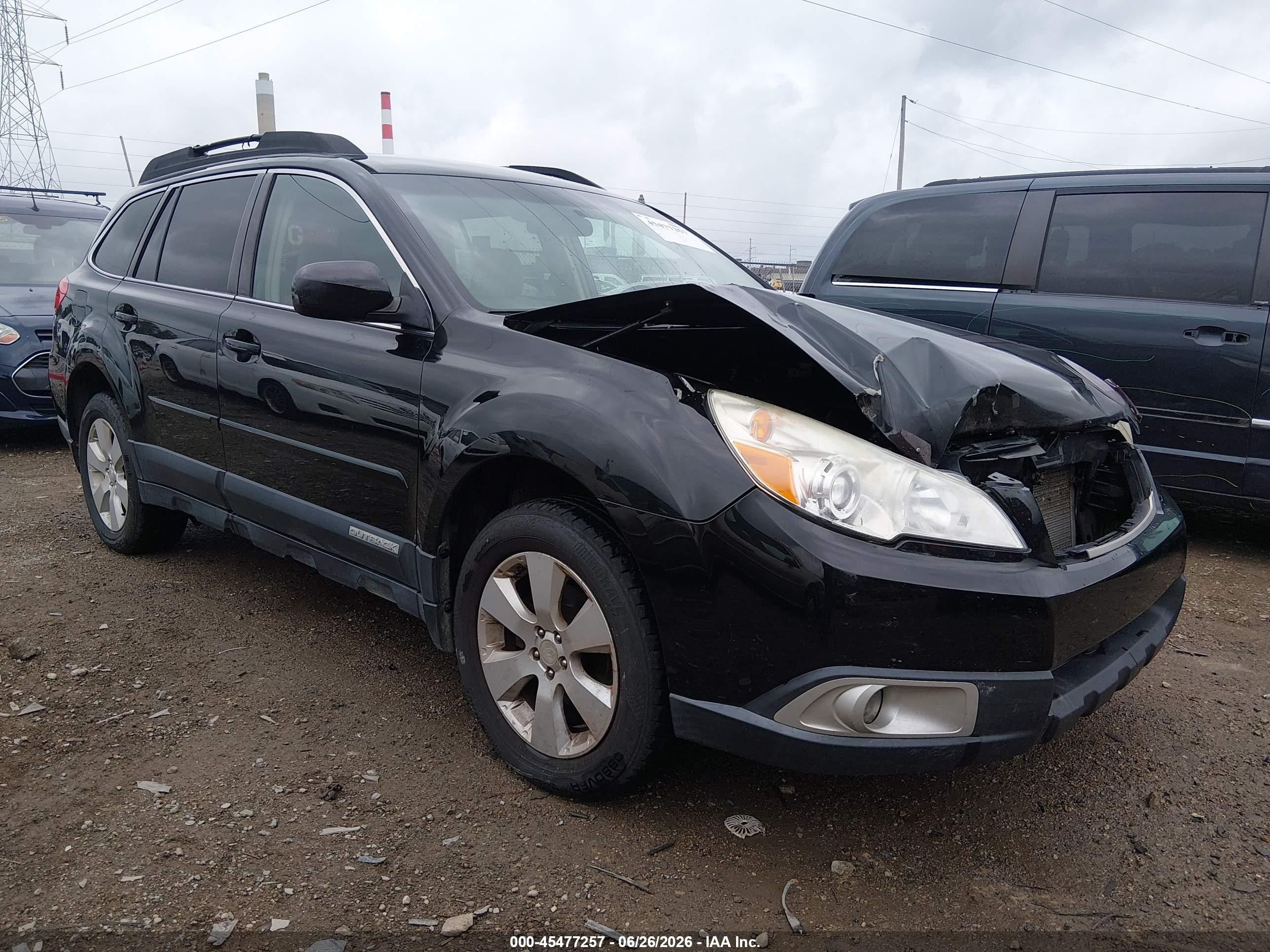 2012 Subaru Outback Prem, VIN 4S4BRBCC1C1248977 — Front end