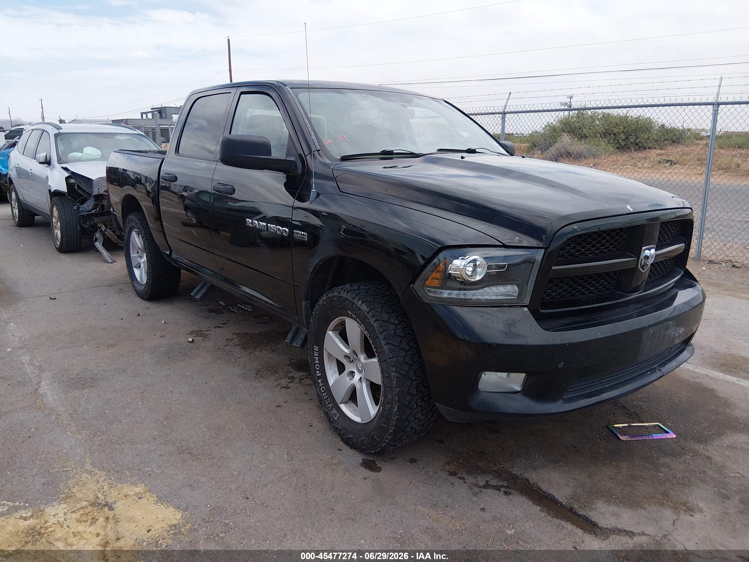 2012 Ram 1500 Express, VIN 1C6RD7KT4CS199694 — Repossession