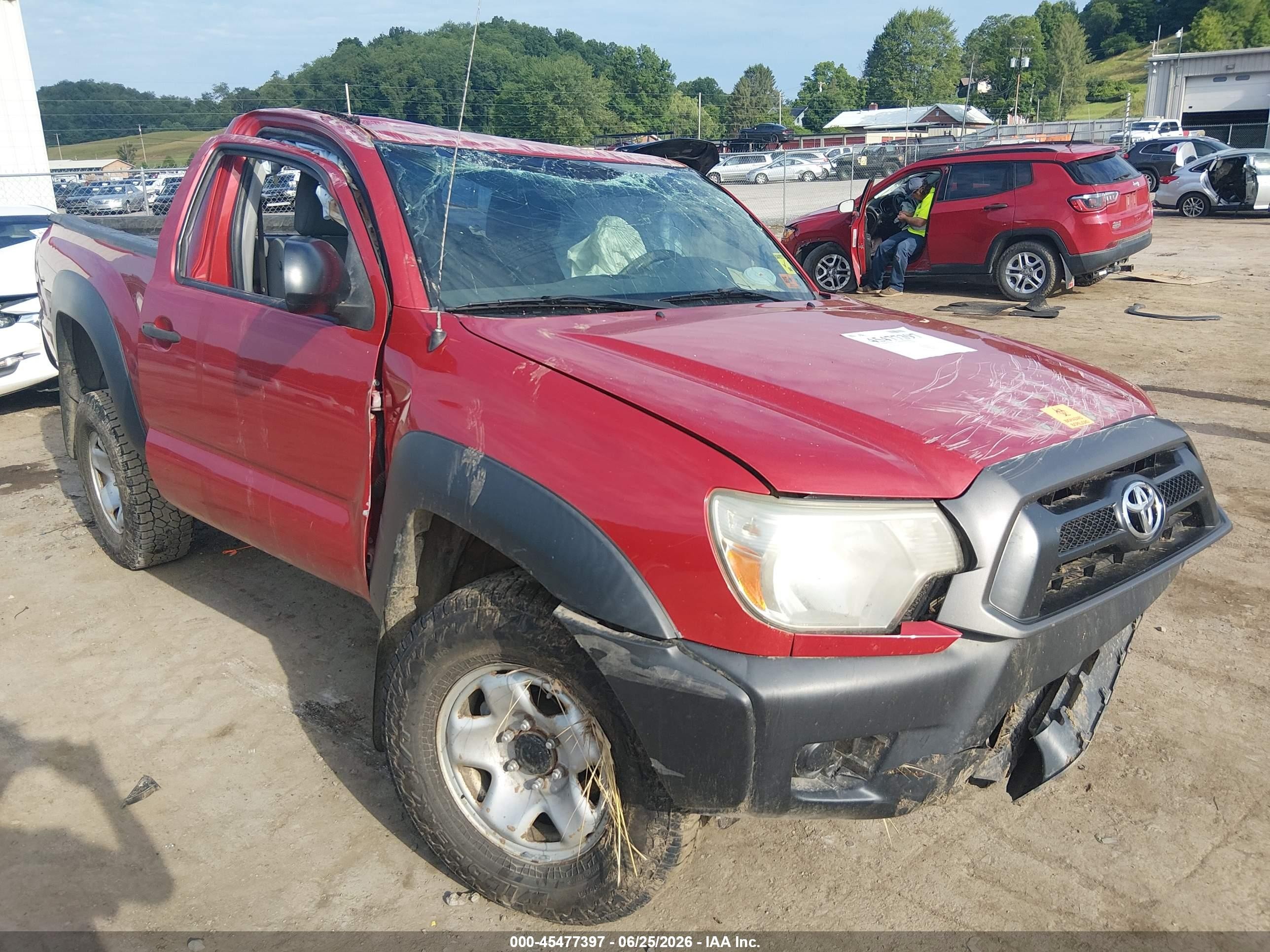 2012 Toyota Tacoma, VIN 5TFPX4EN6CX008184 — Rollover