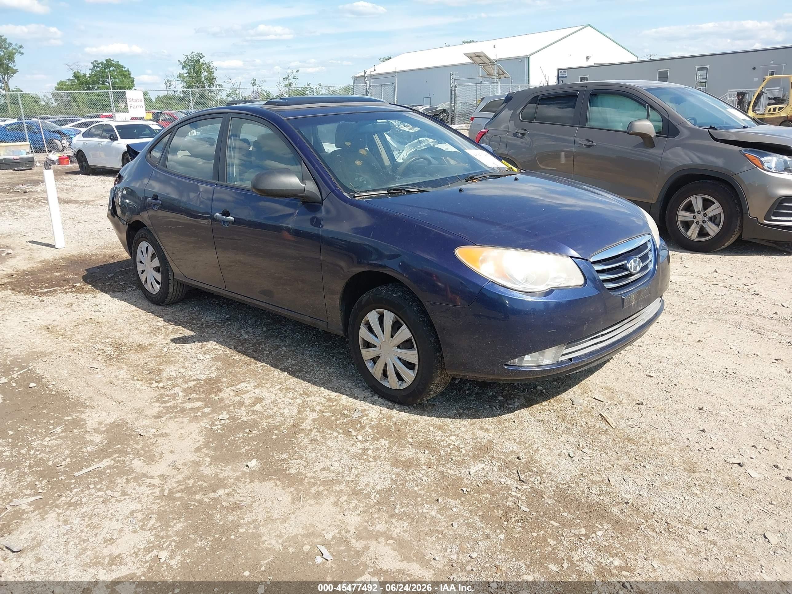 2010 Hyundai Elantra GLS, VIN KMHDU4AD3AU108598 — Rear end