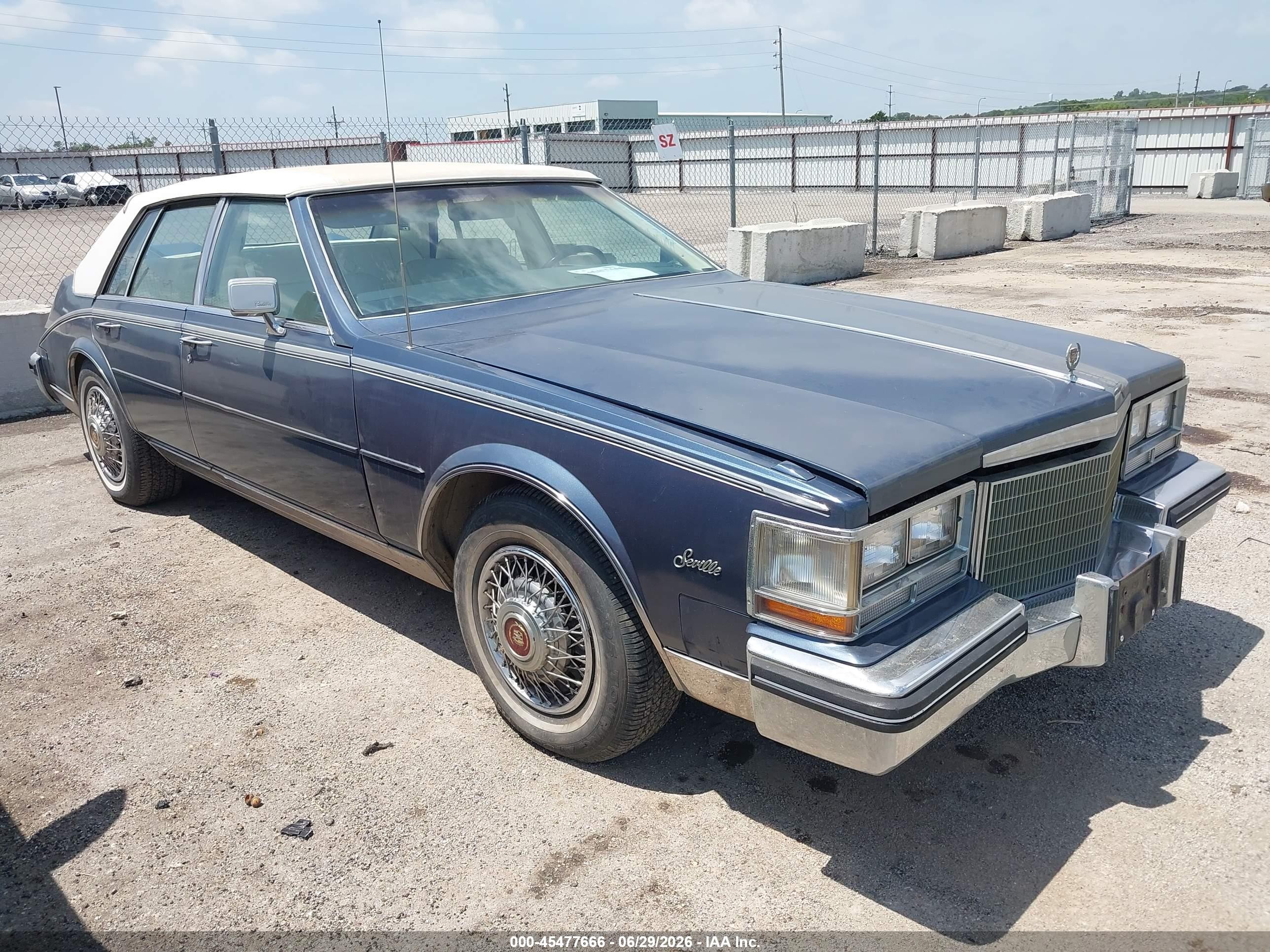 1984 Cadillac Seville, VIN 1G6AS6982EE822919 — Normal wear