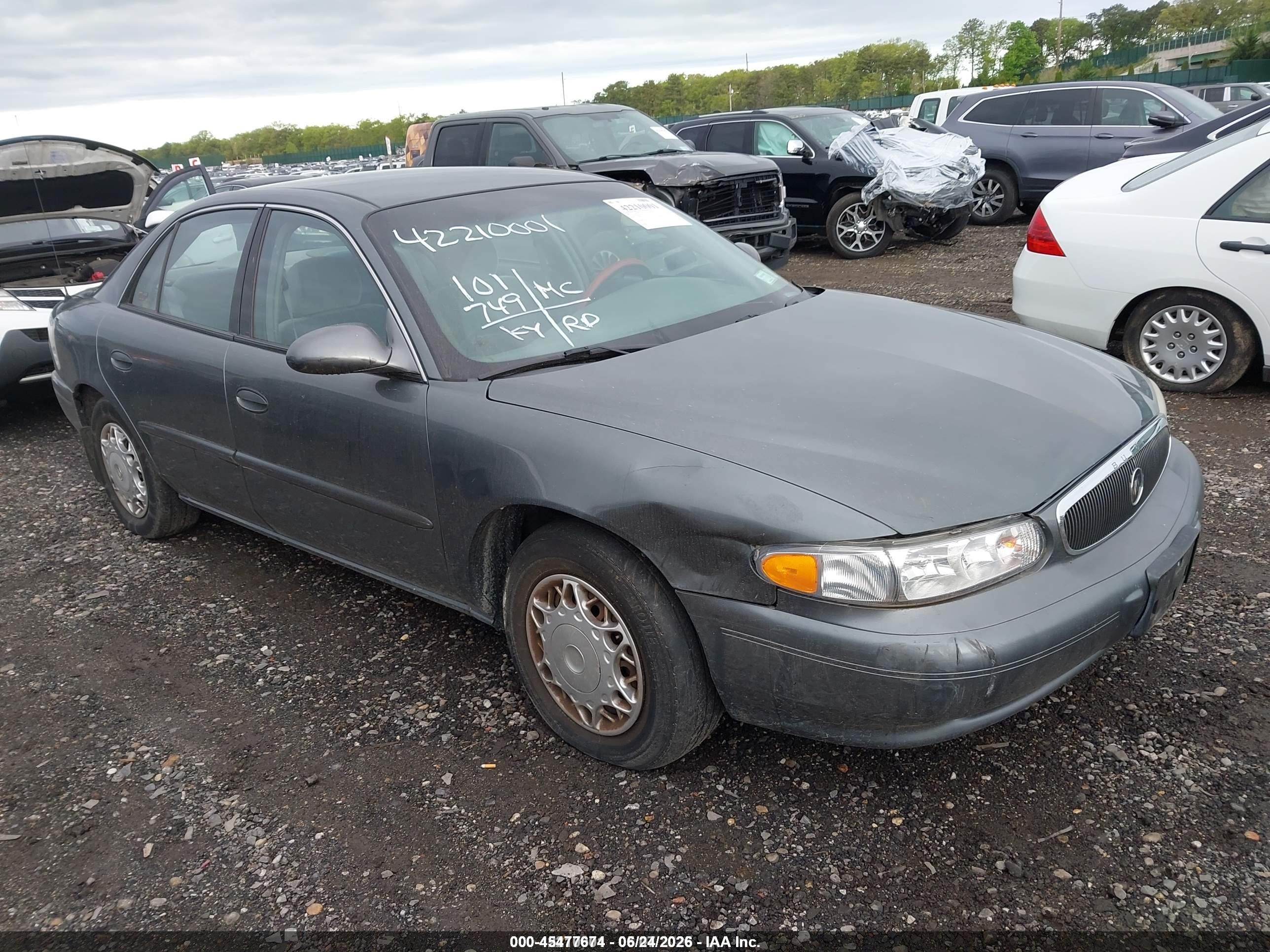 2005 Buick Century Custom, VIN 2G4WS52J751125785 — Бок