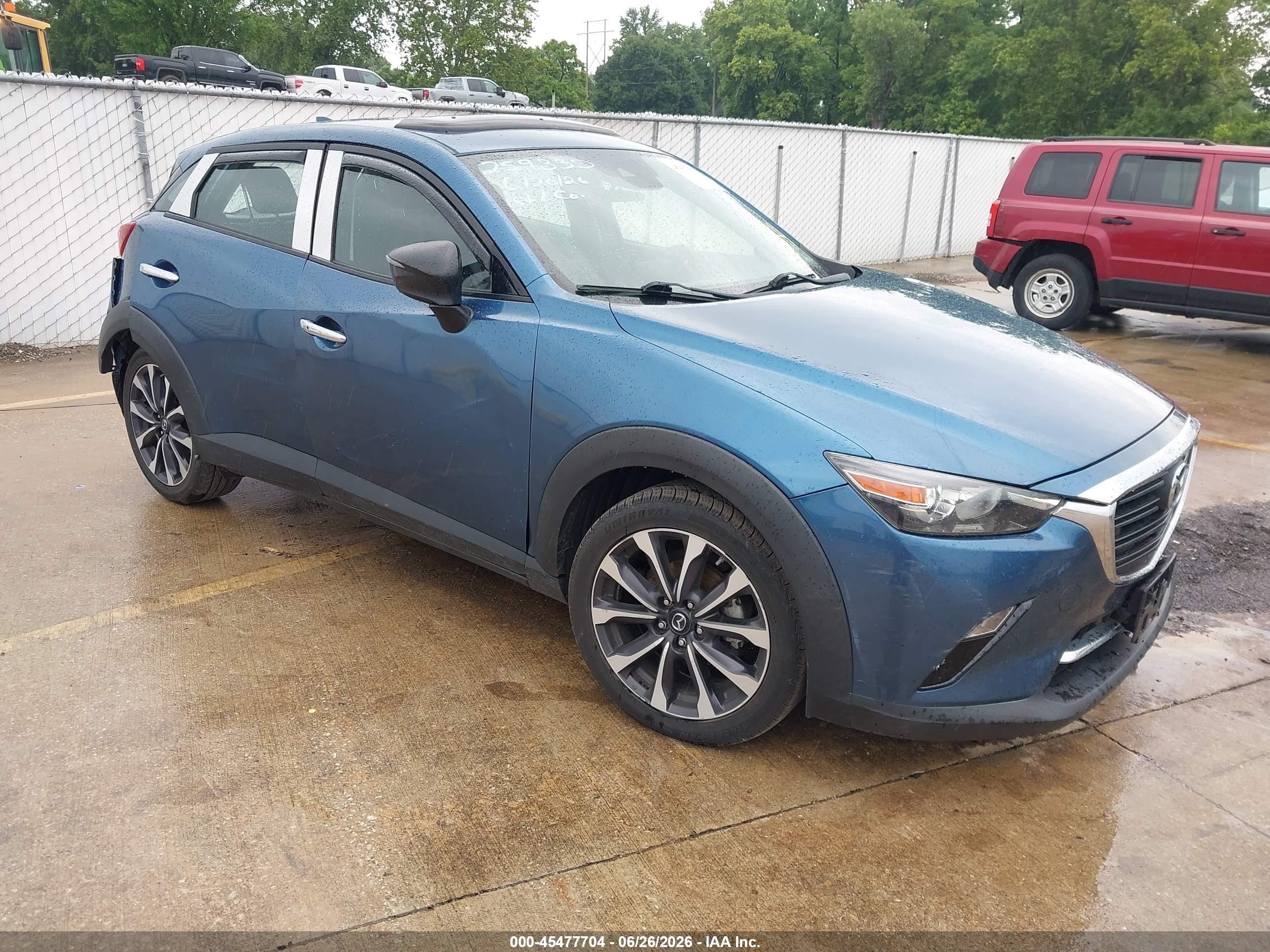 2019 Mazda CX-3 Touring, VIN JM1DKDC7XK0445201 — Rear end
