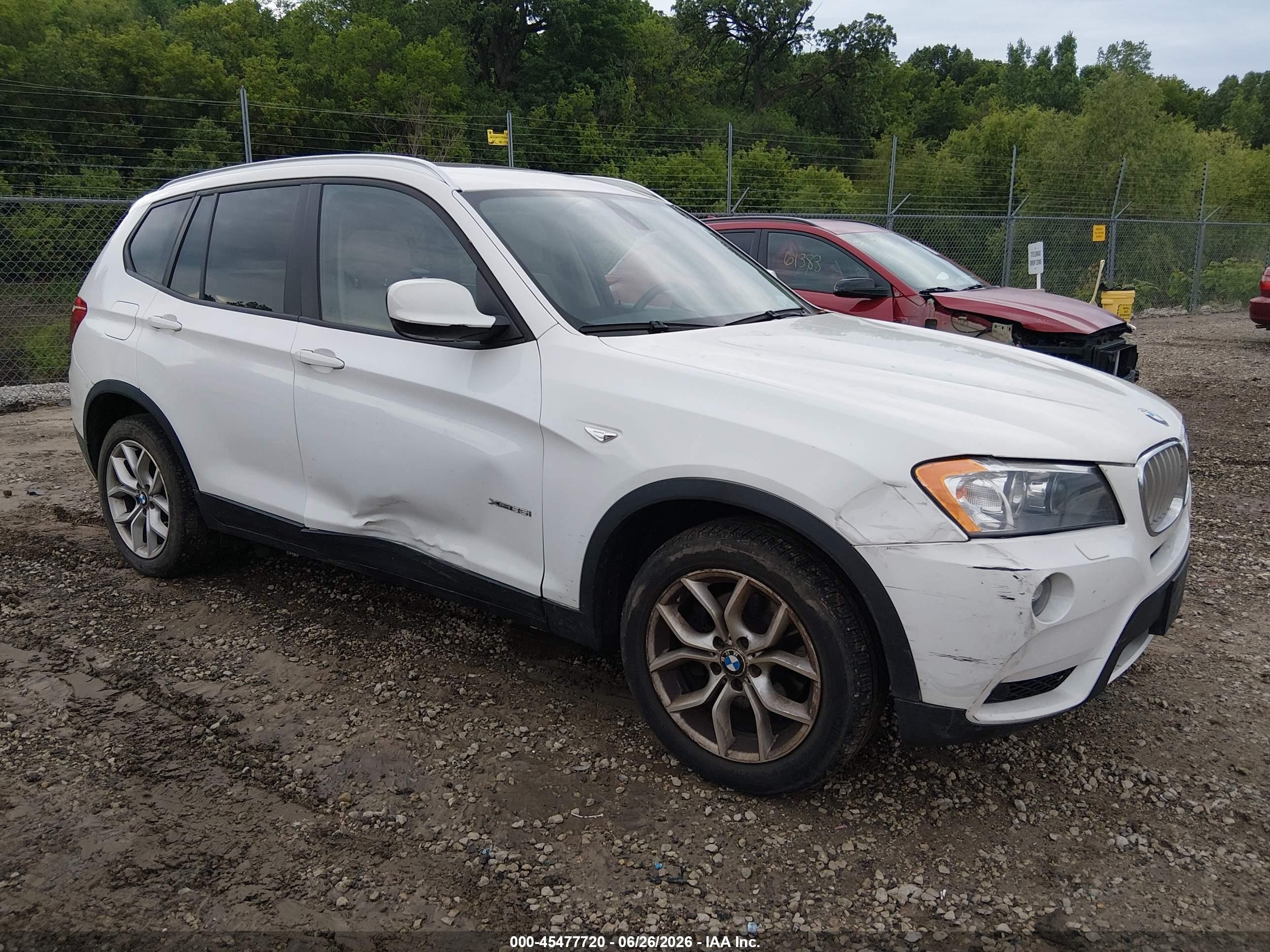 2012 BMW X3 35i, VIN 5UXWX7C54CL737144 — Обычный износ