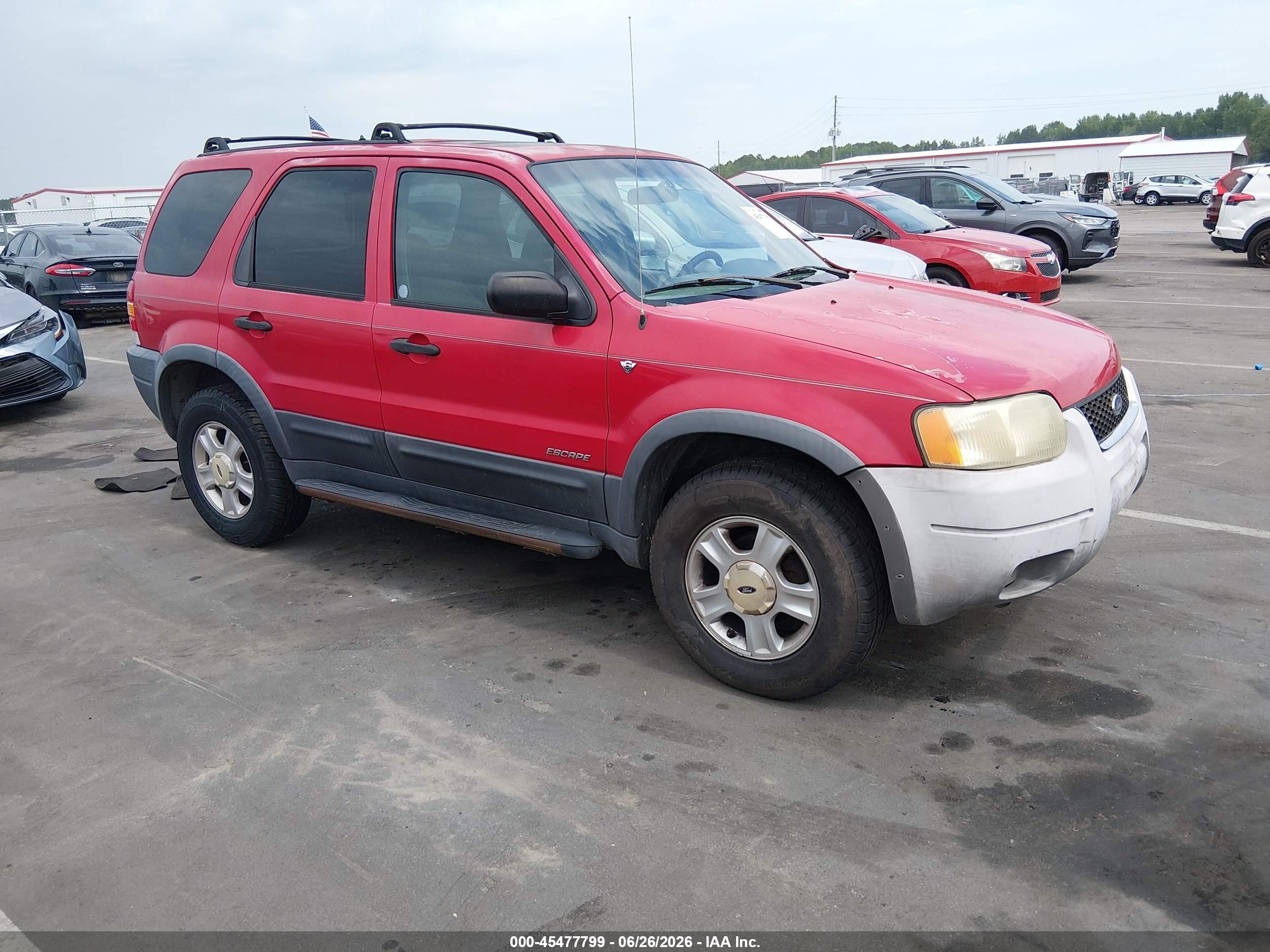 2001 Ford Escape XLT, VIN 1FMCU04171KF73435 — Перед