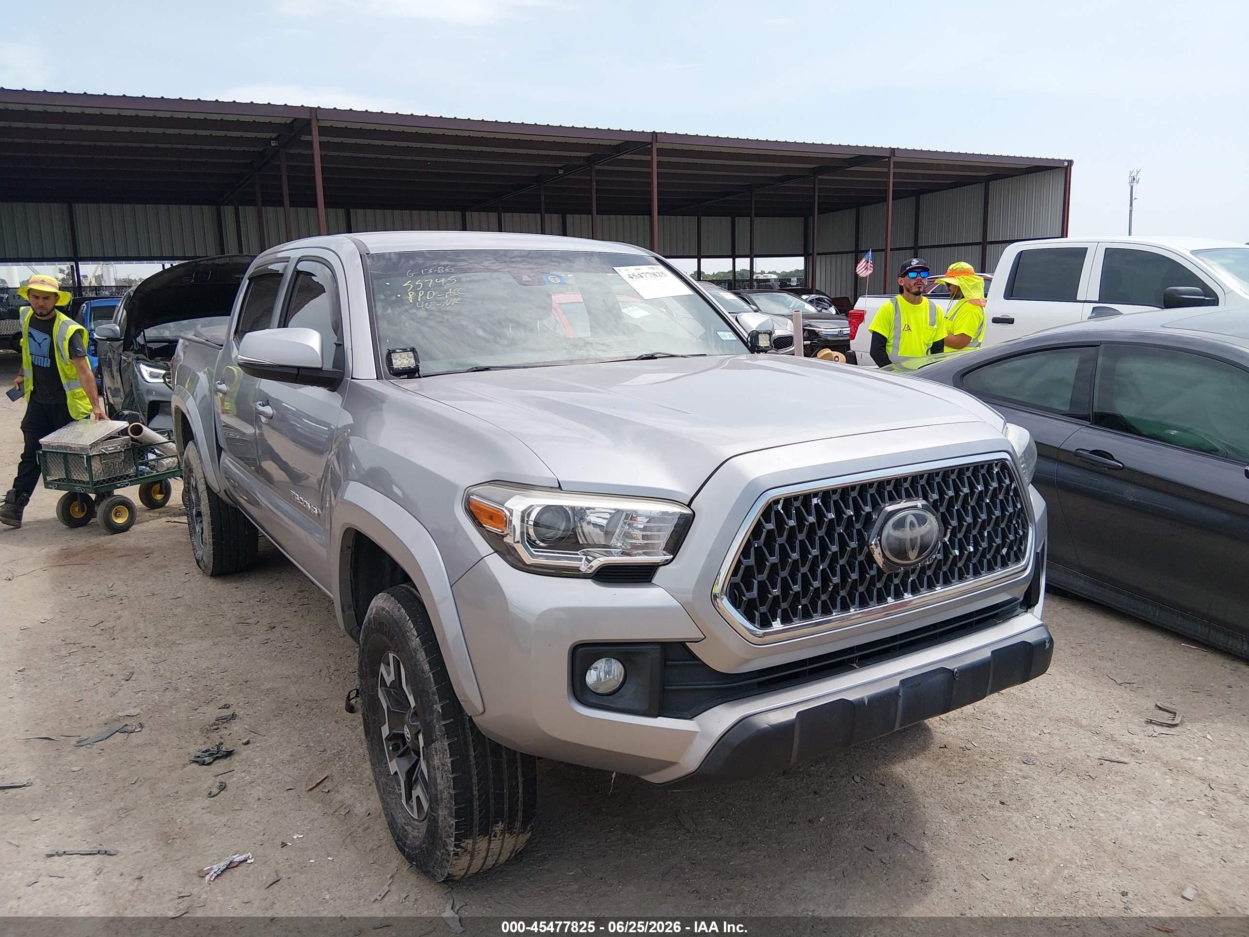 2019 Toyota Tacoma TRD Sport, VIN 3TMAZ5CN9KM113122 — Water / flood