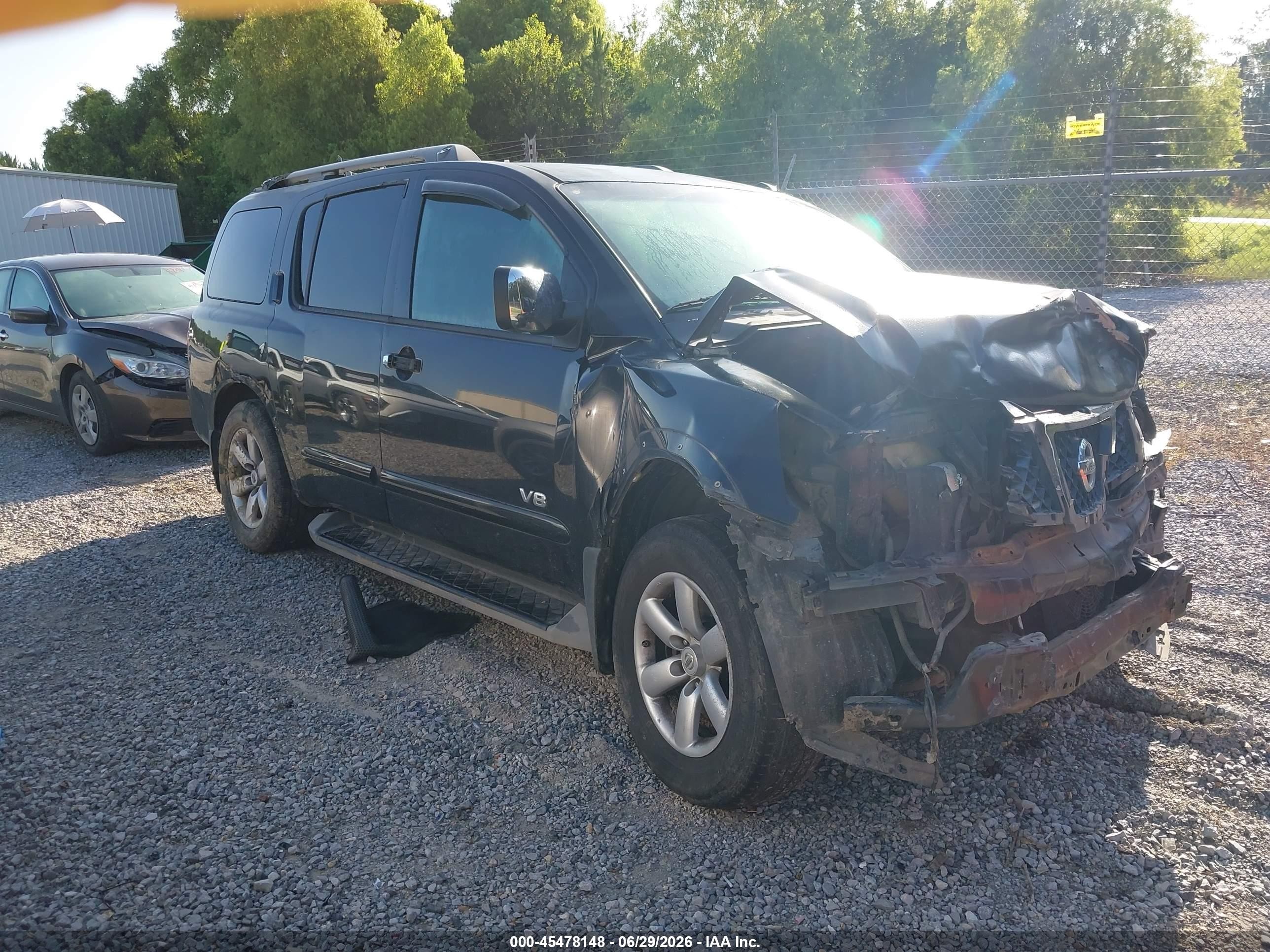 2009 Nissan Armada LE, VIN 5N1BA08D09N605726 — Front end