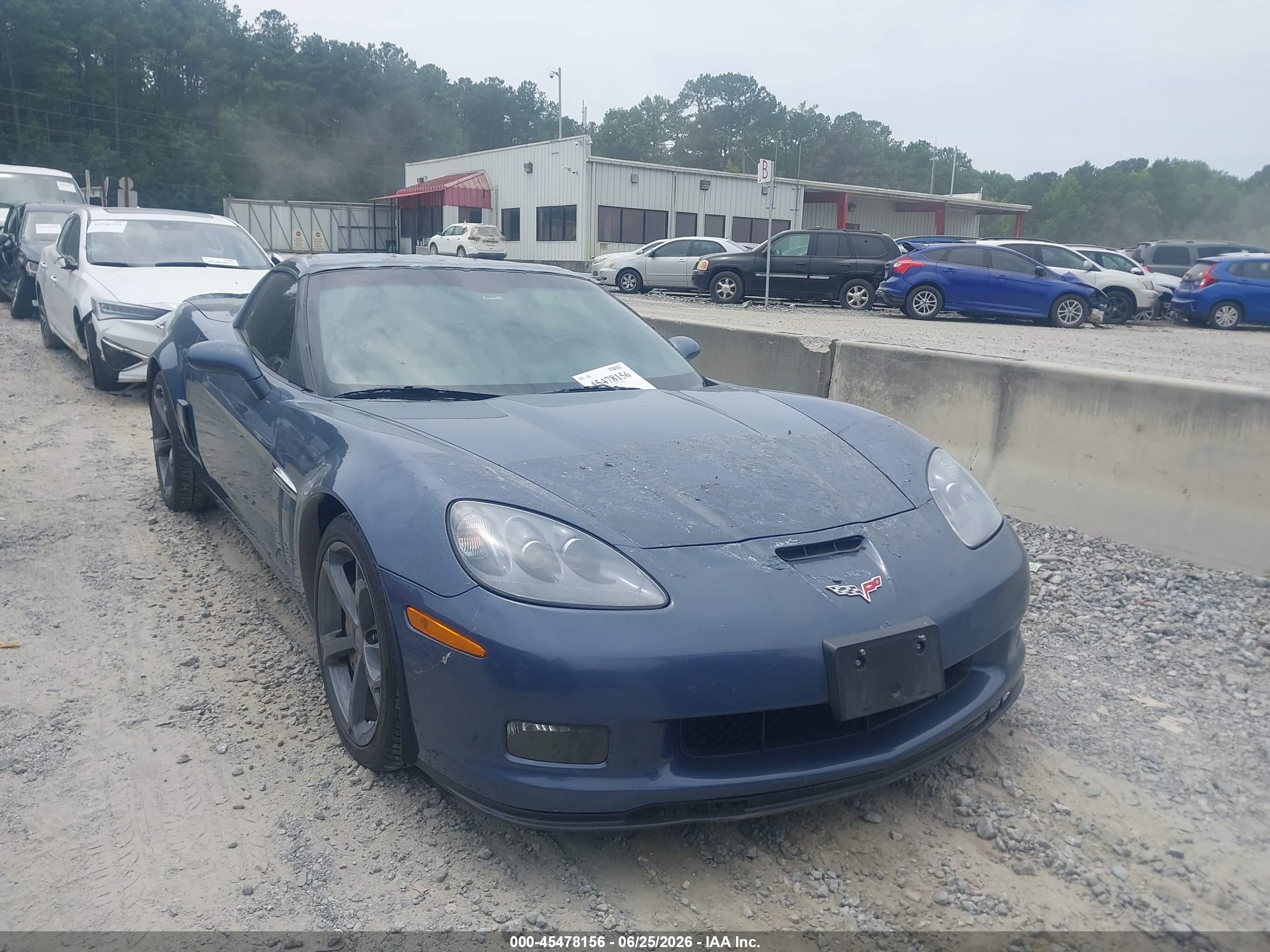 2011 Chevrolet Corvette Z16 Grand Sport 3LT, VIN 1G1YS2DW4B5109132 — Rear end