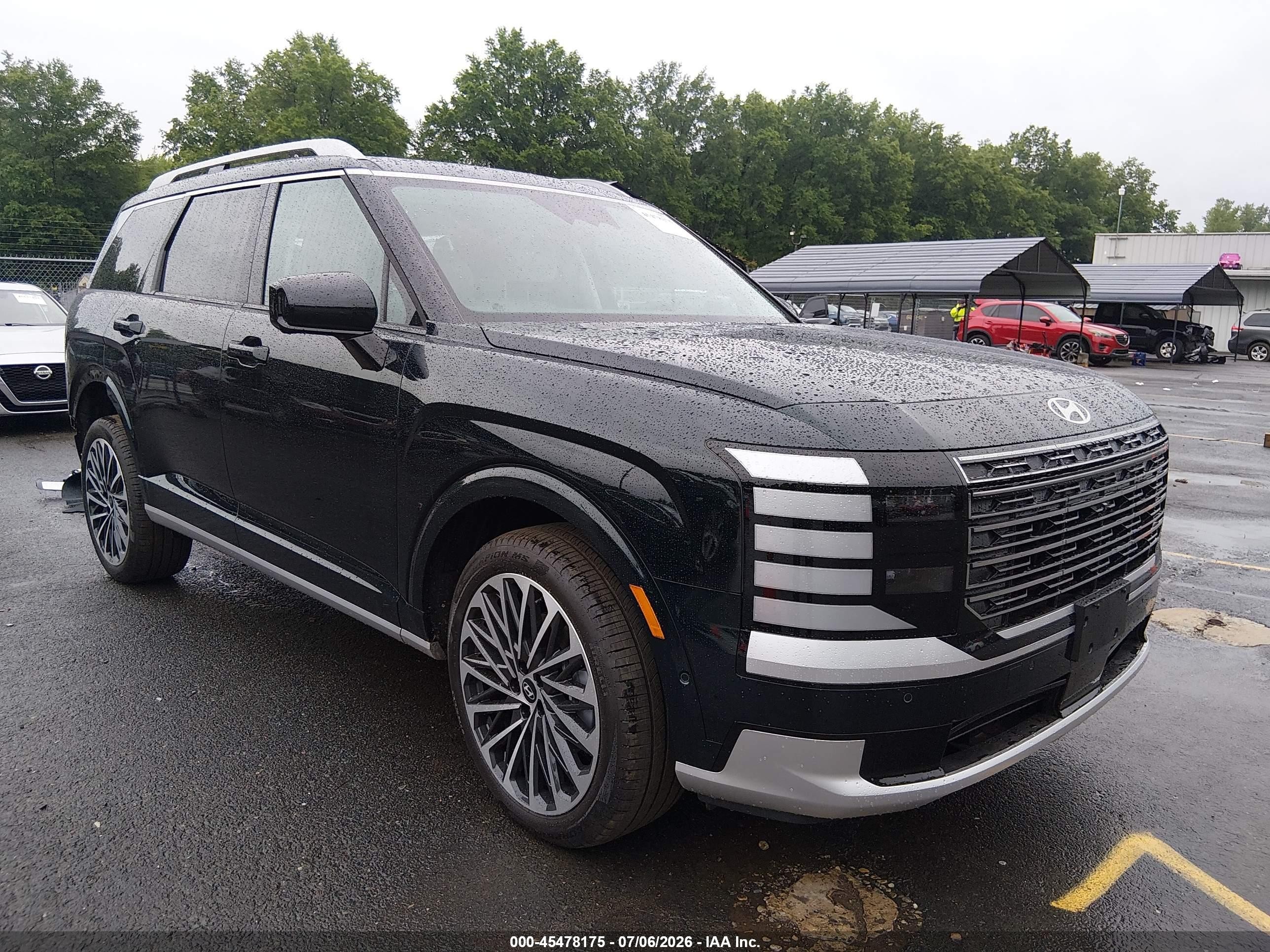 2026 Hyundai Palisade Hybrid Calligraphy, VIN KM8RMESA8TU084107 — Rear end