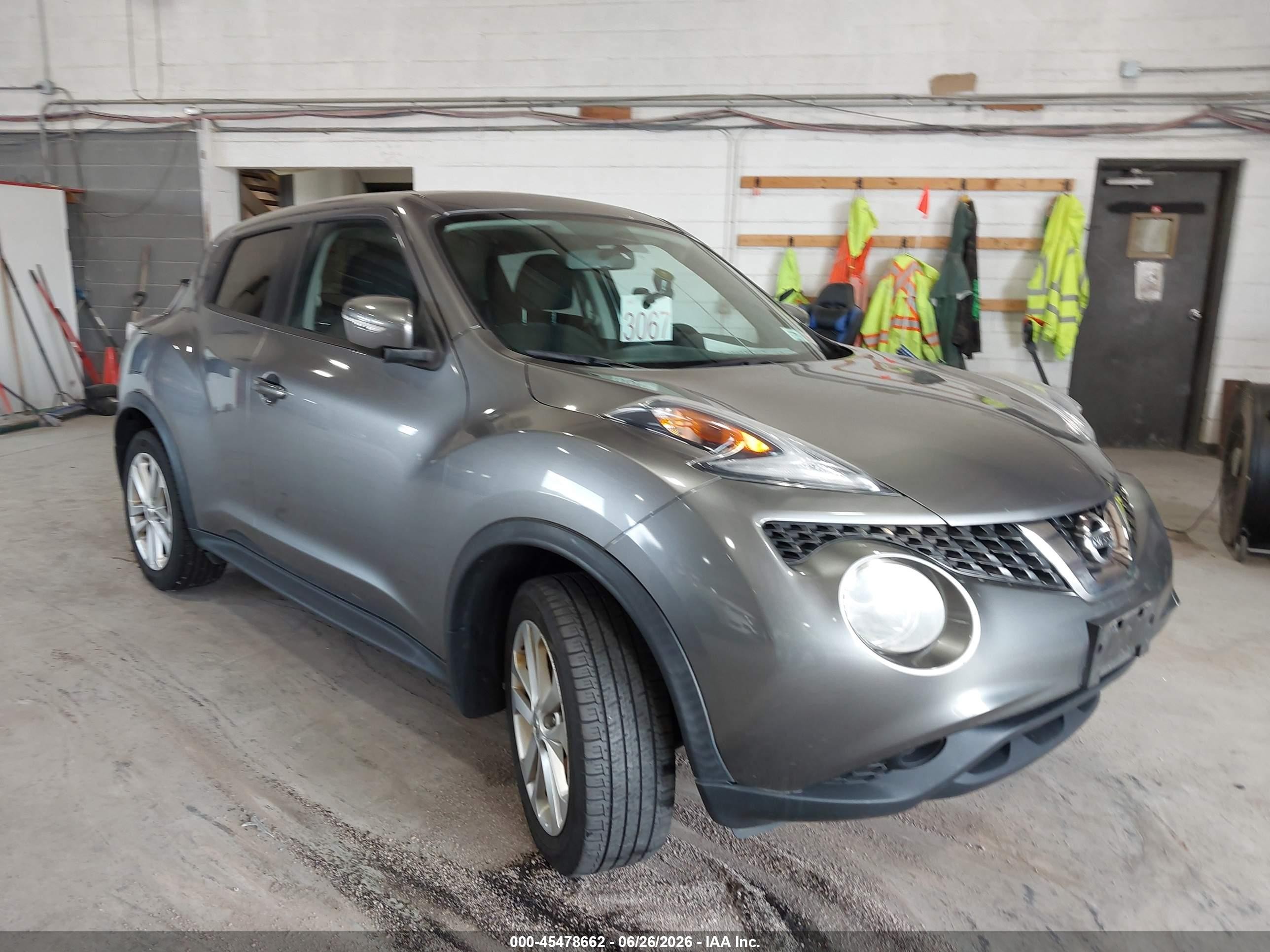 2015 Nissan Juke SV, VIN JN8AF5MV6FT561000 — Undercarriage