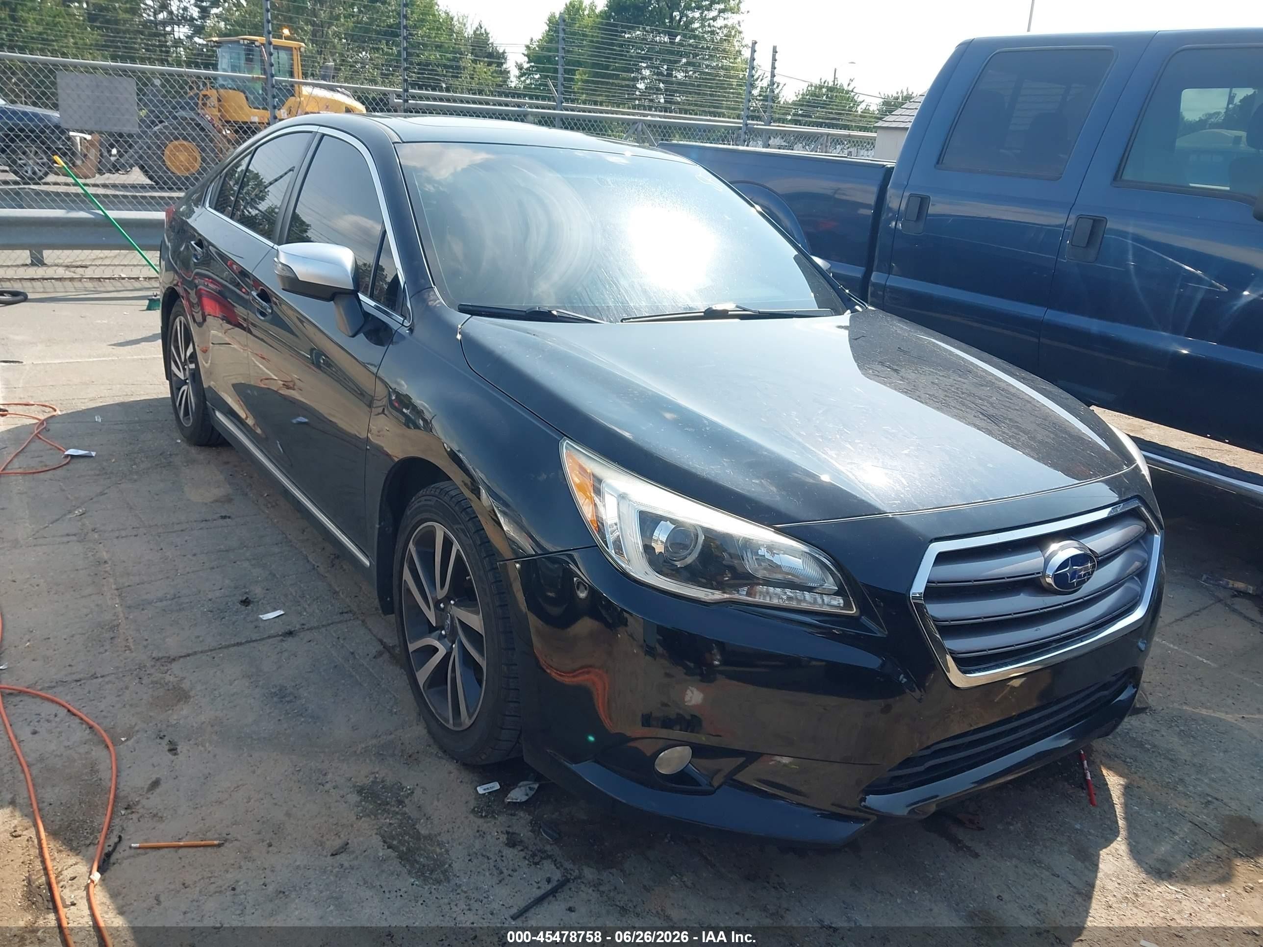 2017 Subaru Legacy Special Sports, VIN 4S3BNAR66H3032663 — Rear end