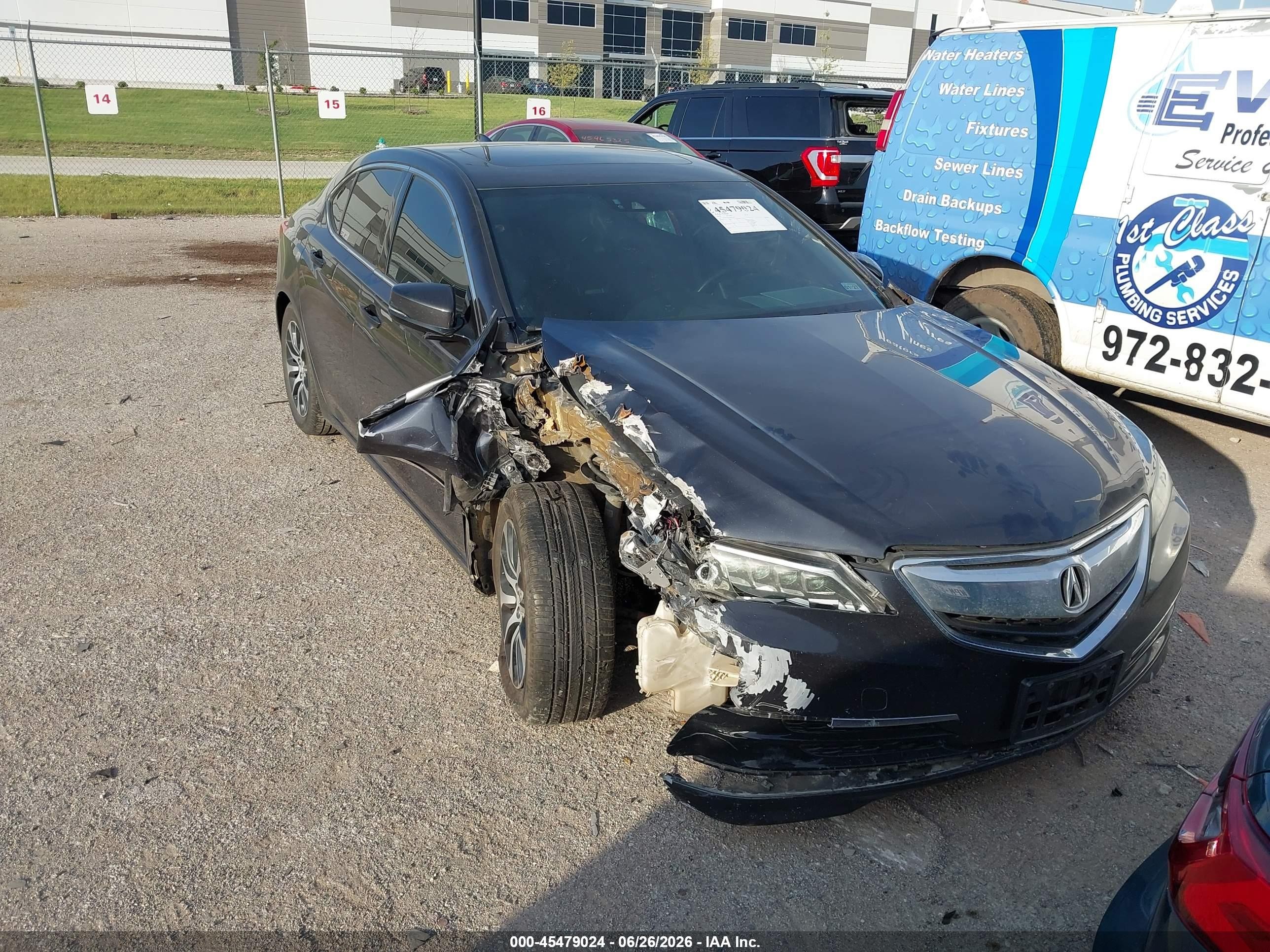 2016 Acura TLX Technology, VIN 19UUB1F52GA001368 — Front end