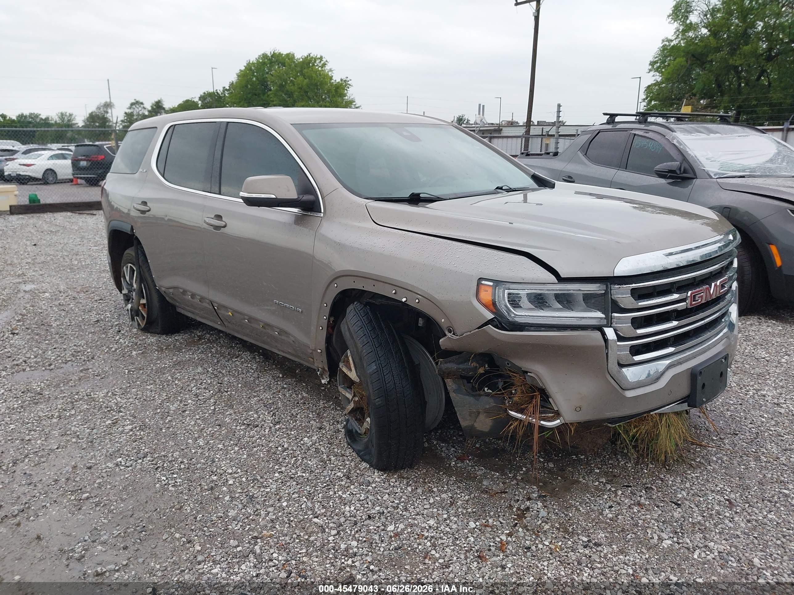 2023 GMC Acadia SLE, VIN 1GKKNKL48PZ189401 — Front end