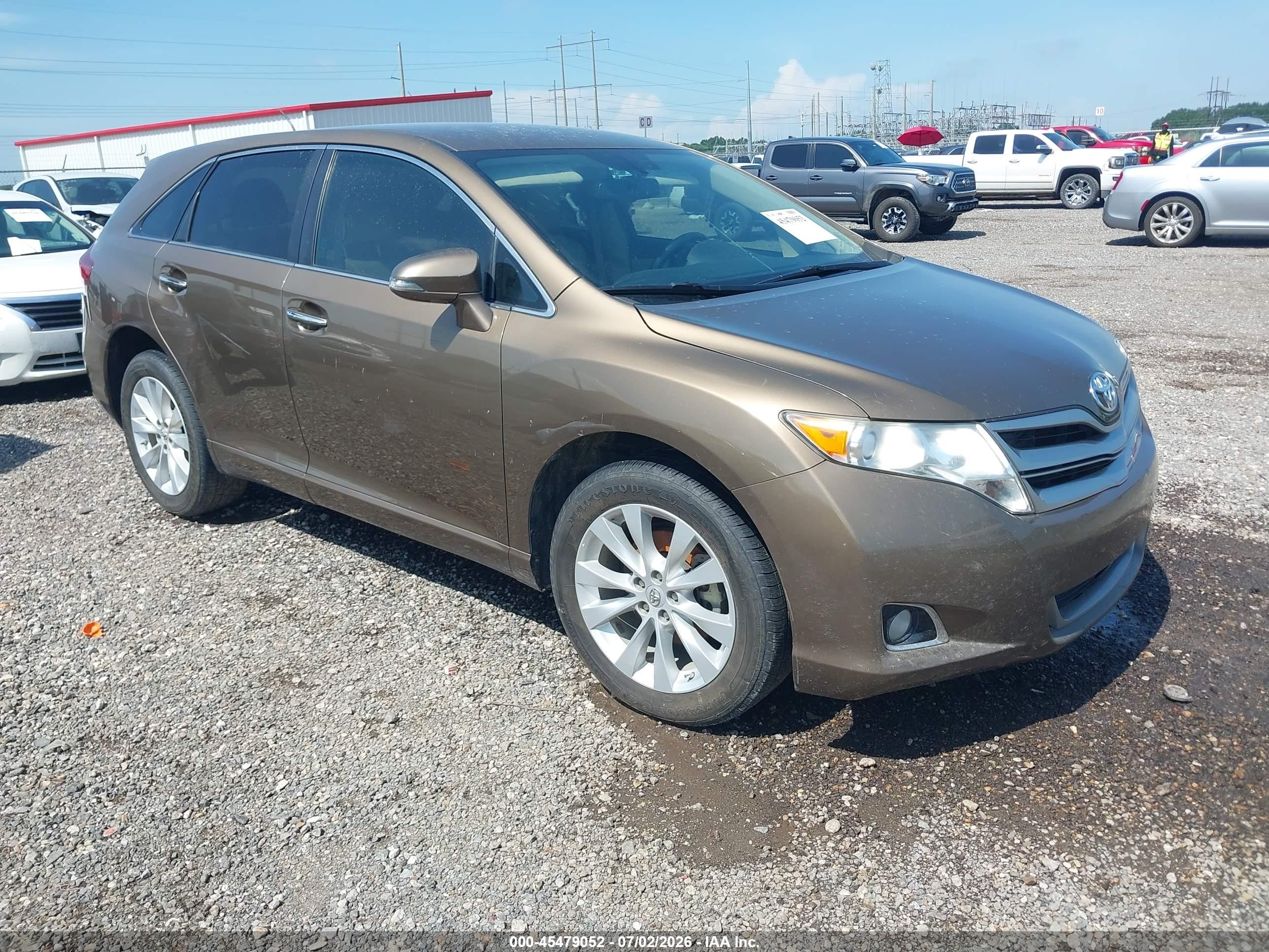 2013 Toyota Venza XLE, VIN 4T3ZA3BB0DU073309 — Water / flood