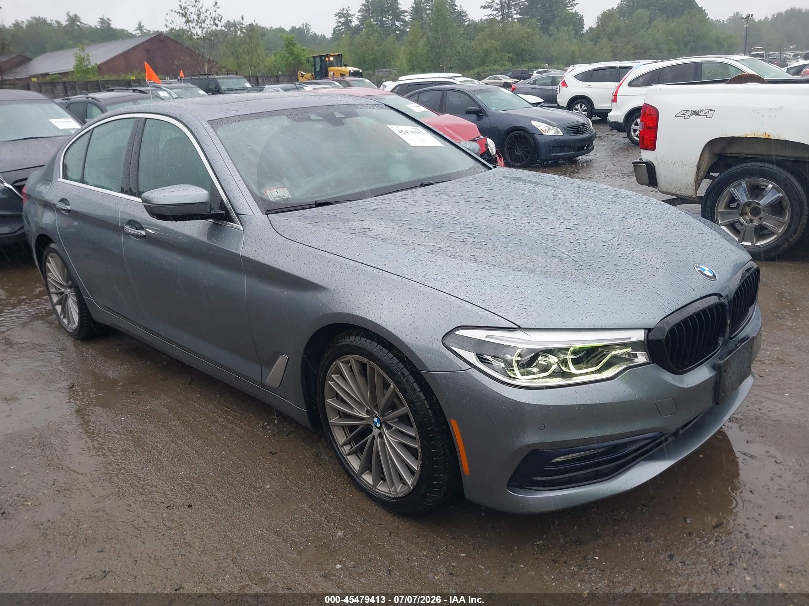 2018 BMW 5 Series 530i xDrive, VIN WBAJA7C56JWC77171 — Undercarriage