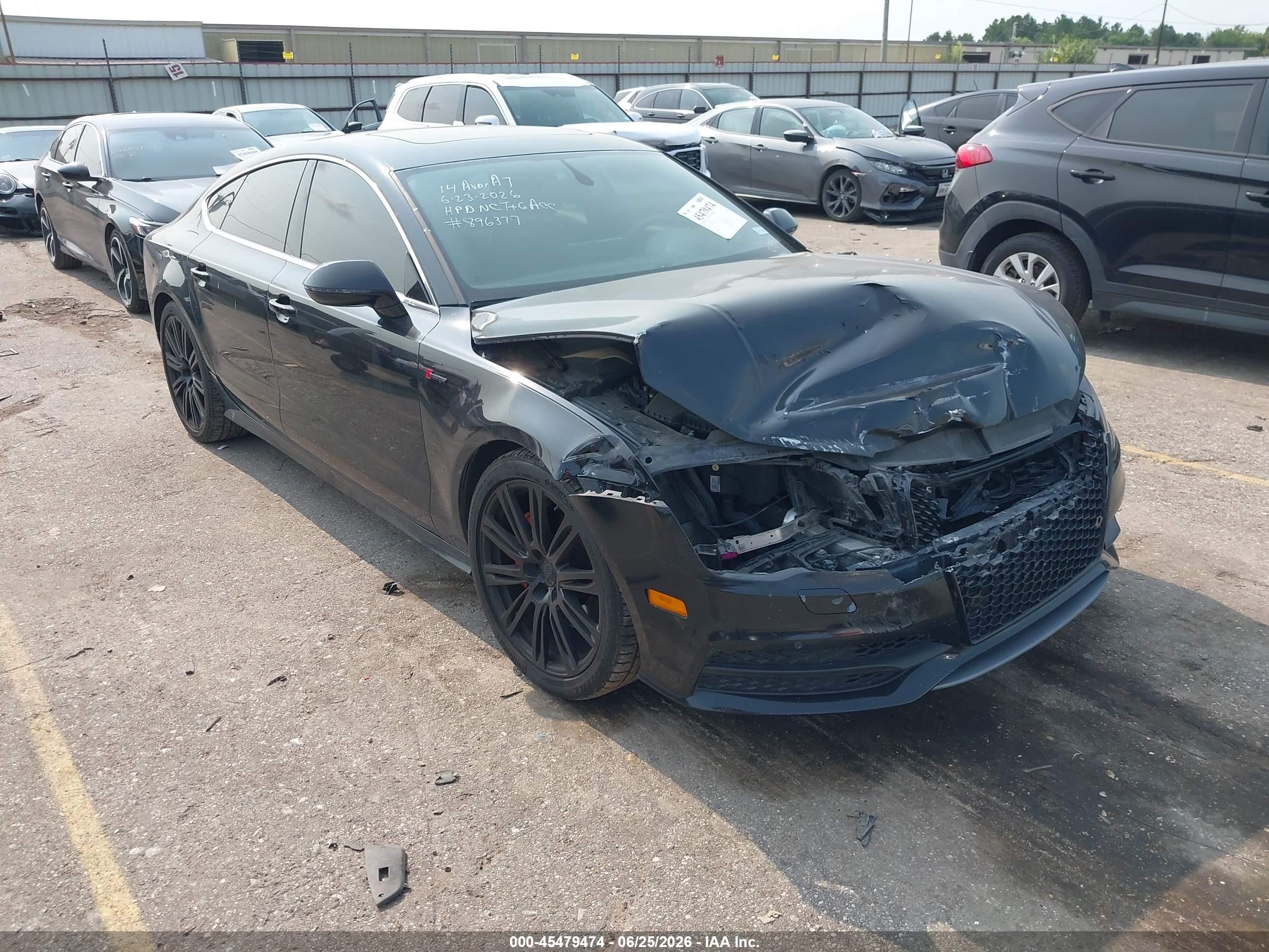 2014 Audi A7 Prestige, VIN WAU2GAFCXEN020811 — Перед