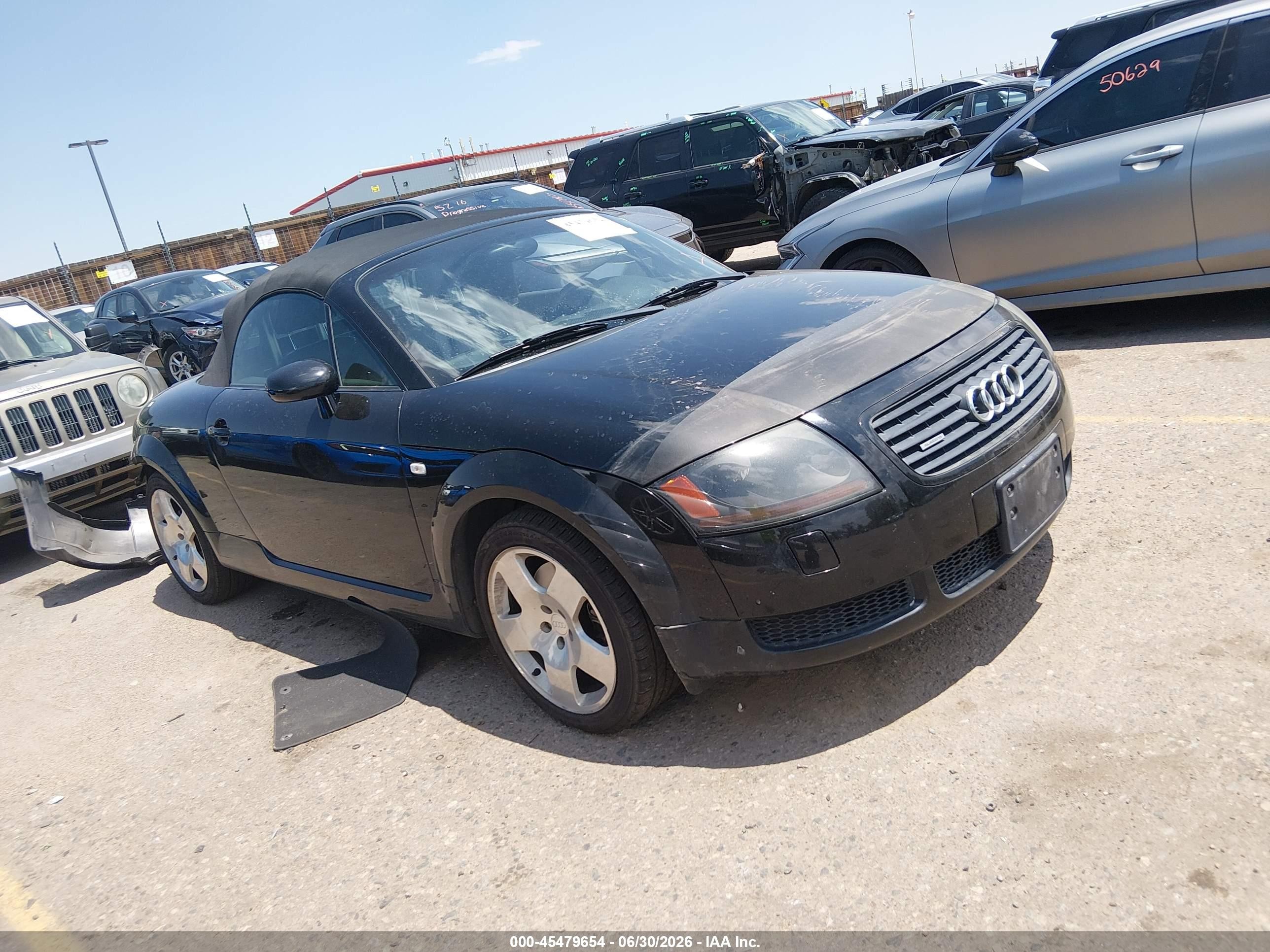 2001 Audi TT, VIN TRUUT28N111036706 — Зад