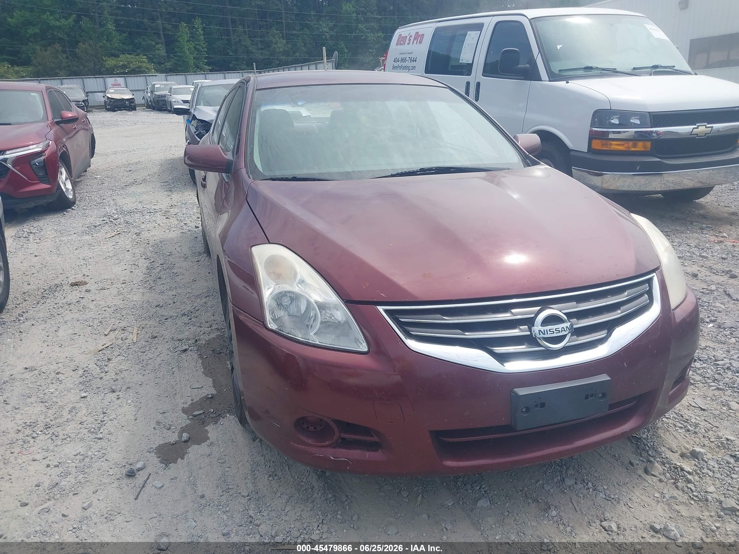 2012 Nissan Altima S, VIN 1N4AL2AP6CN536693 — Rear end