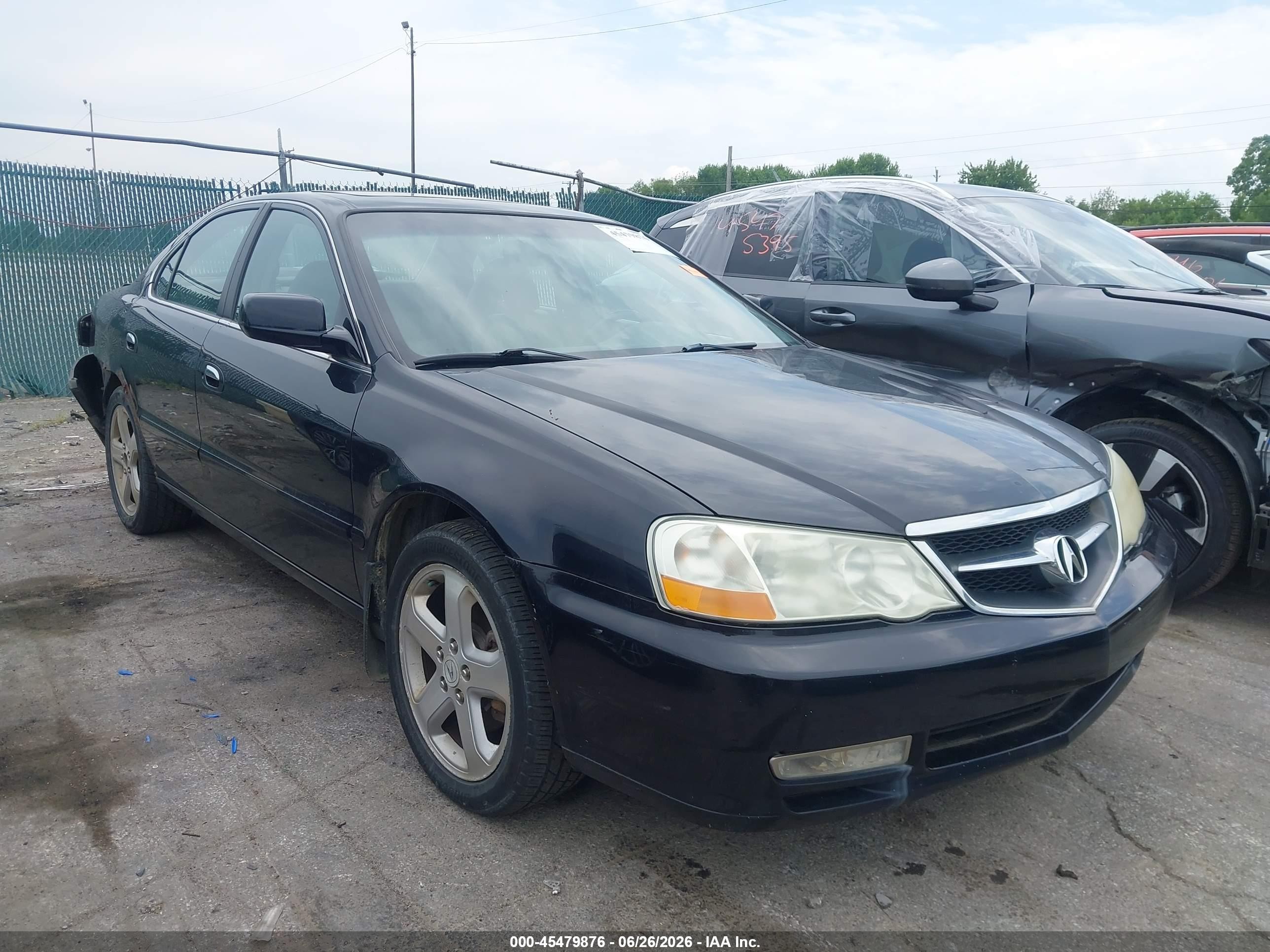 2003 Acura TL Type S, VIN 19UUA56863A000643 — Зад