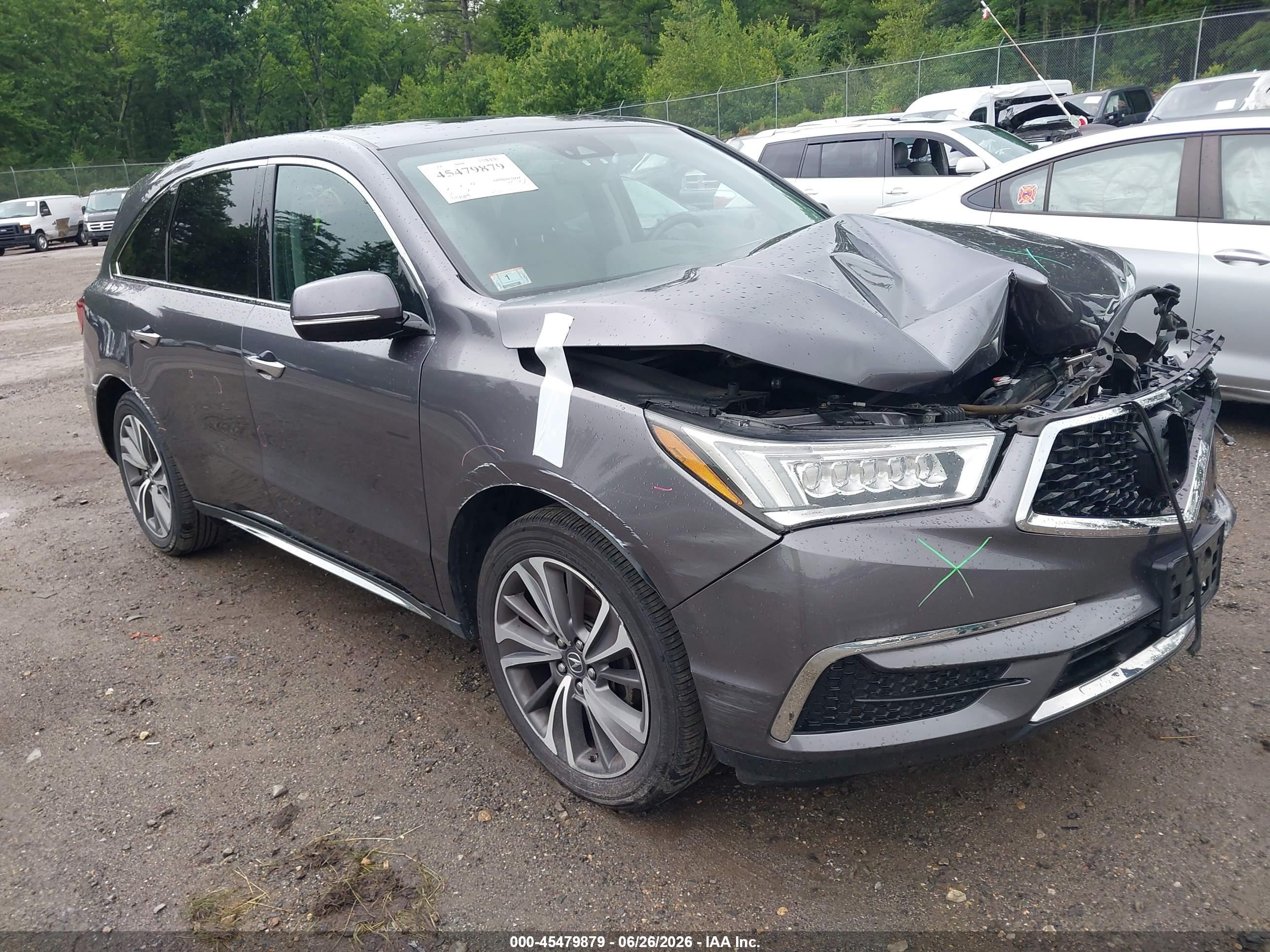 2020 Acura MDX Technology, VIN 5J8YD4H51LL032717 — Front end