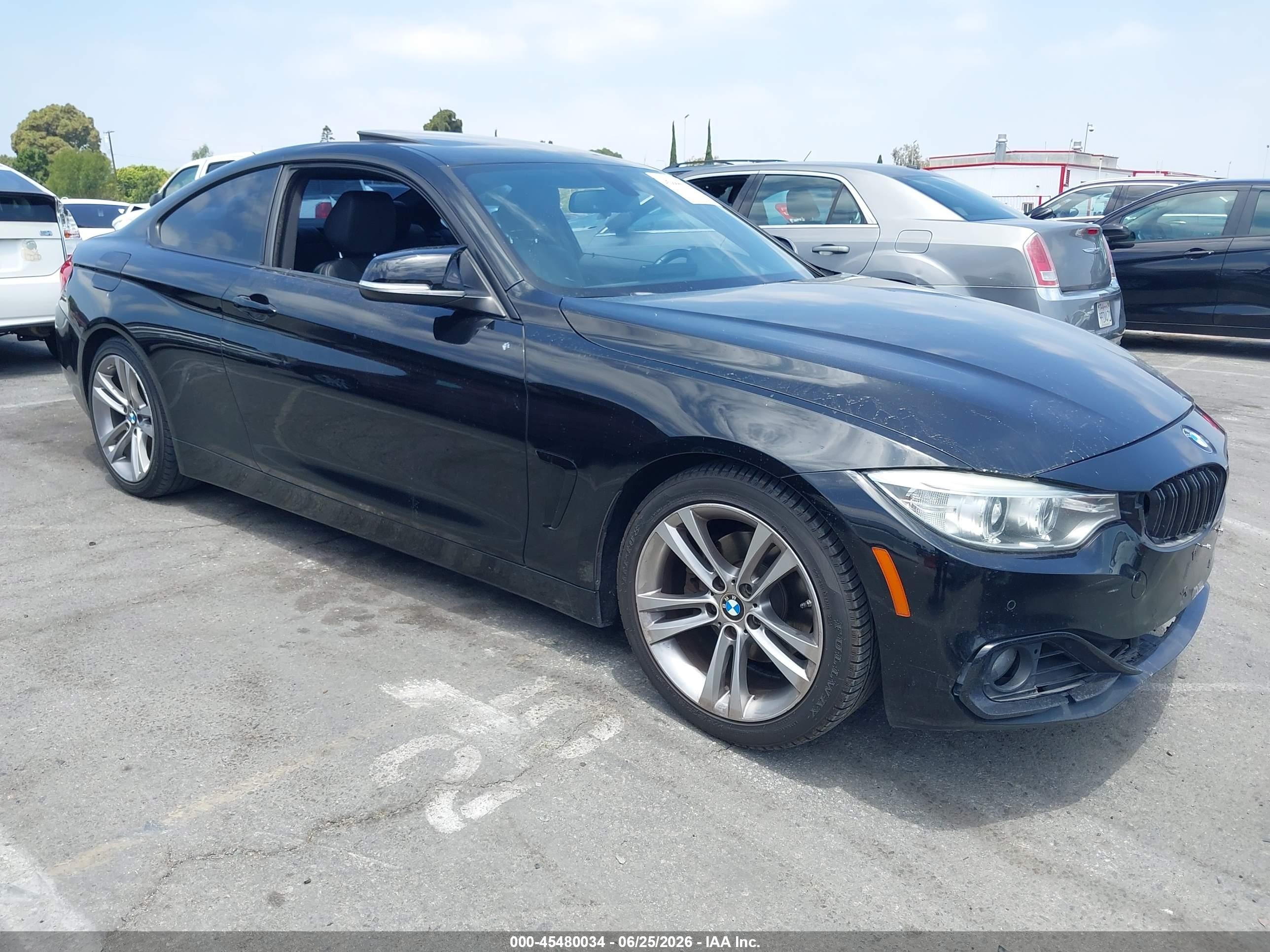 2014 BMW 4 Series 428i, VIN WBA3N7C5XEF719983 — Rear end