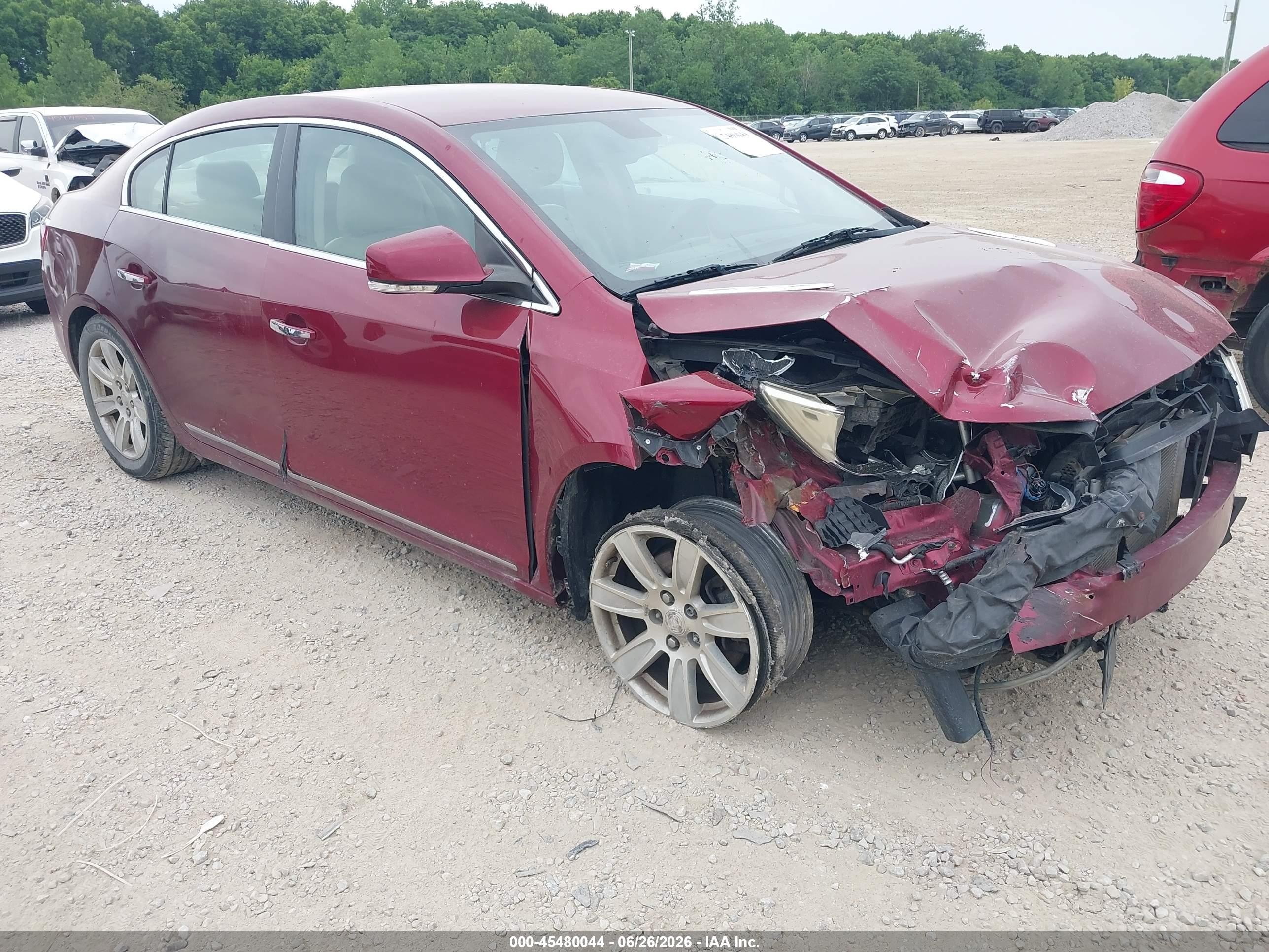 2010 Buick LaCrosse CXL, VIN 1G4GC5EG9AF293402 — Front end