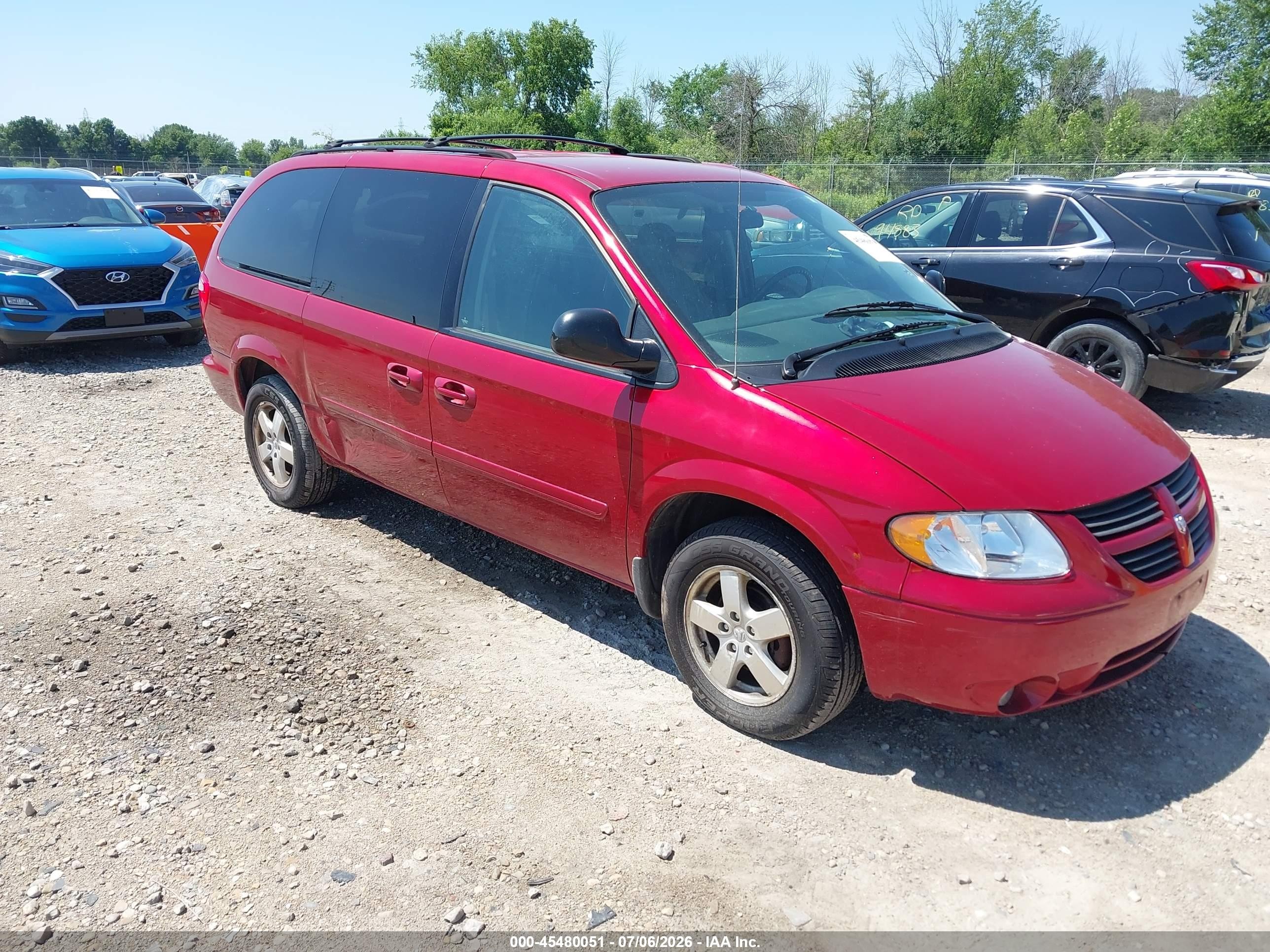 2007 Dodge Grand Caravan SXT, VIN 2D4GP44L57R181637 — Обычный износ