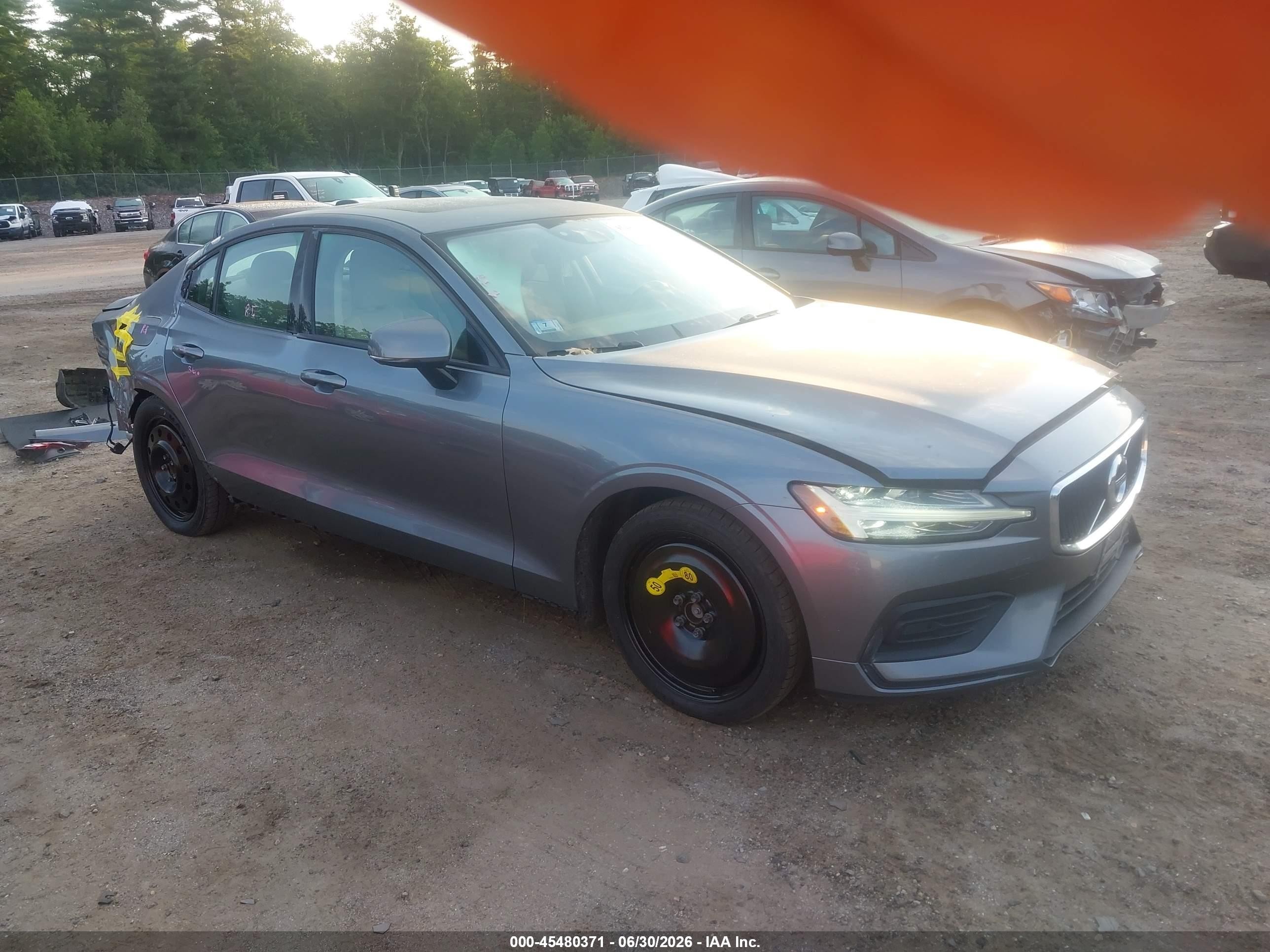 2020 Volvo S60 Momentum, VIN 7JRA22TK6LG031659 — Rear end