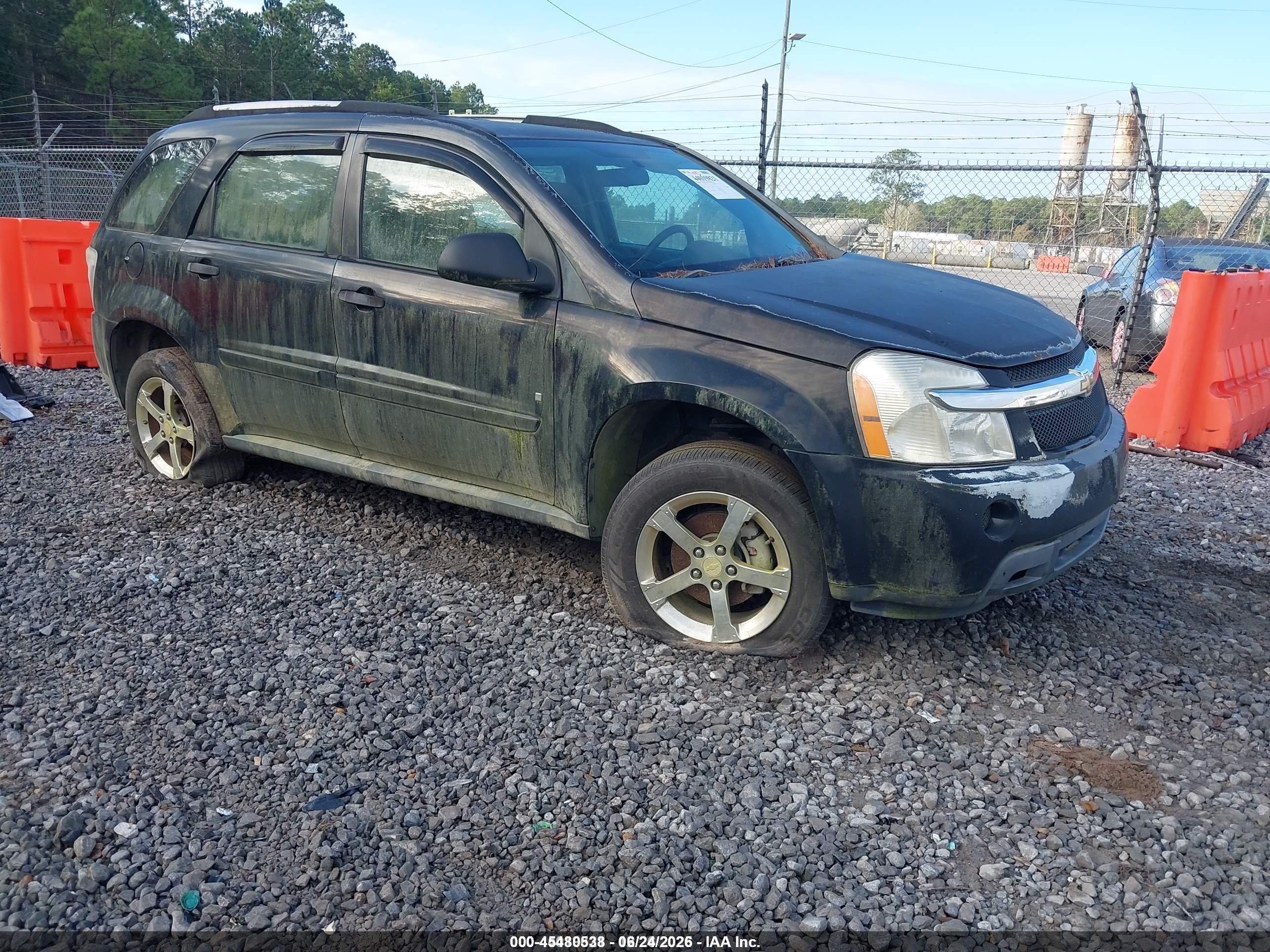 2007 Chevrolet Equinox LS, VIN 2CNDL23F676069860 — Not stated