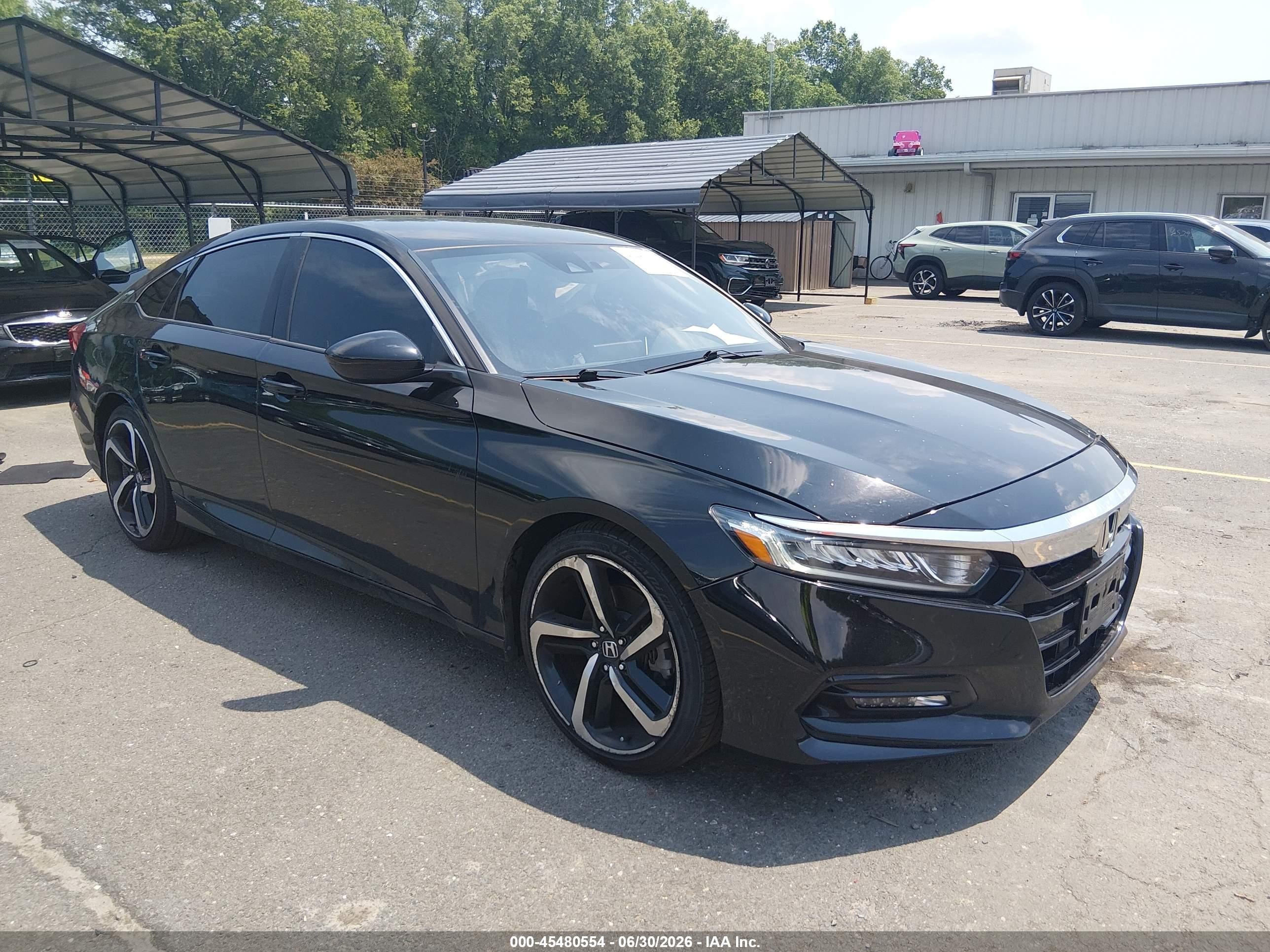 2019 Honda Accord Sport, VIN 1HGCV1F36KA177253 — Side