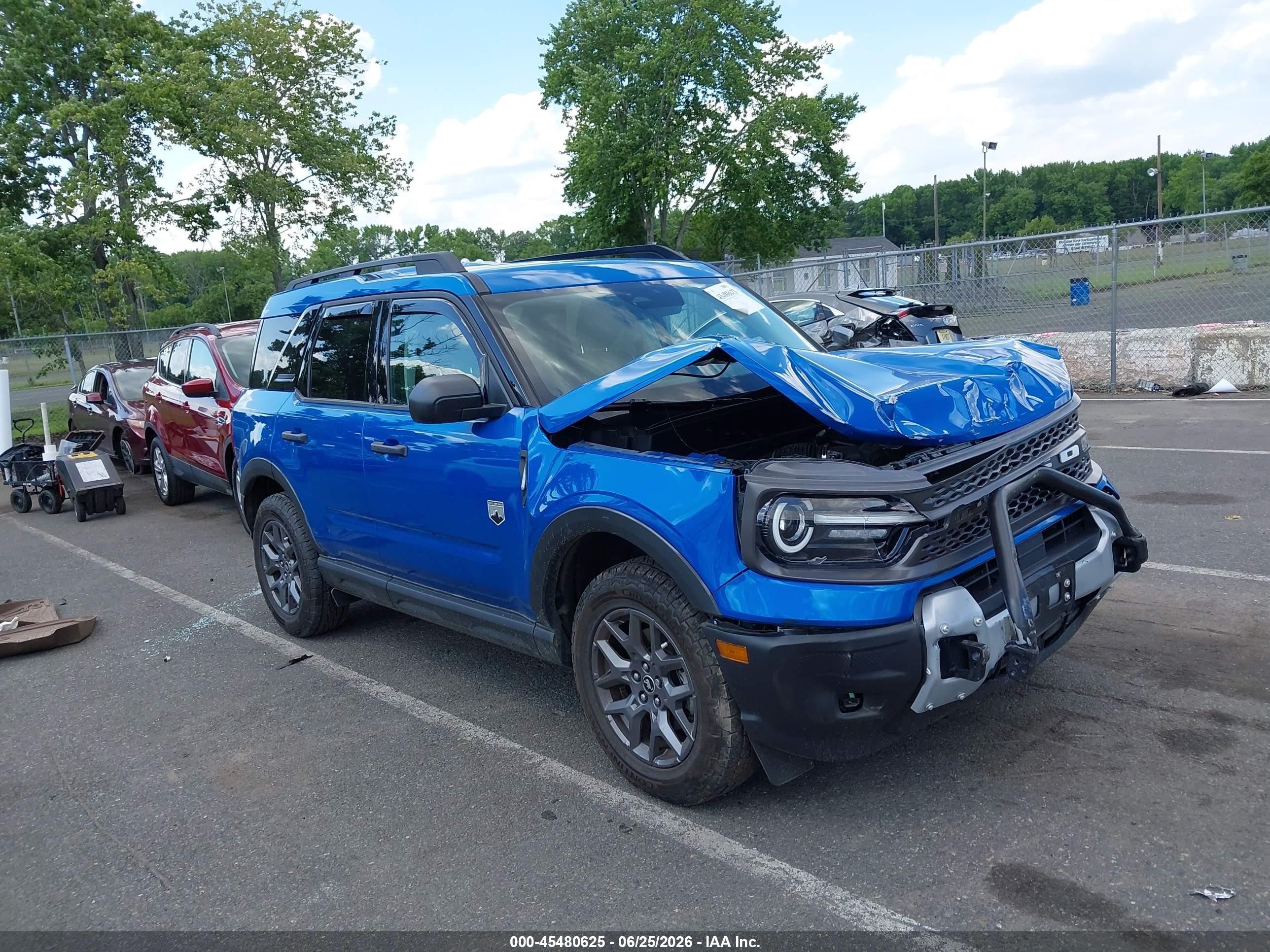 2025 Ford Bronco Sport Big Bend, VIN 3FMCR9BN1SRE17819 — Front end