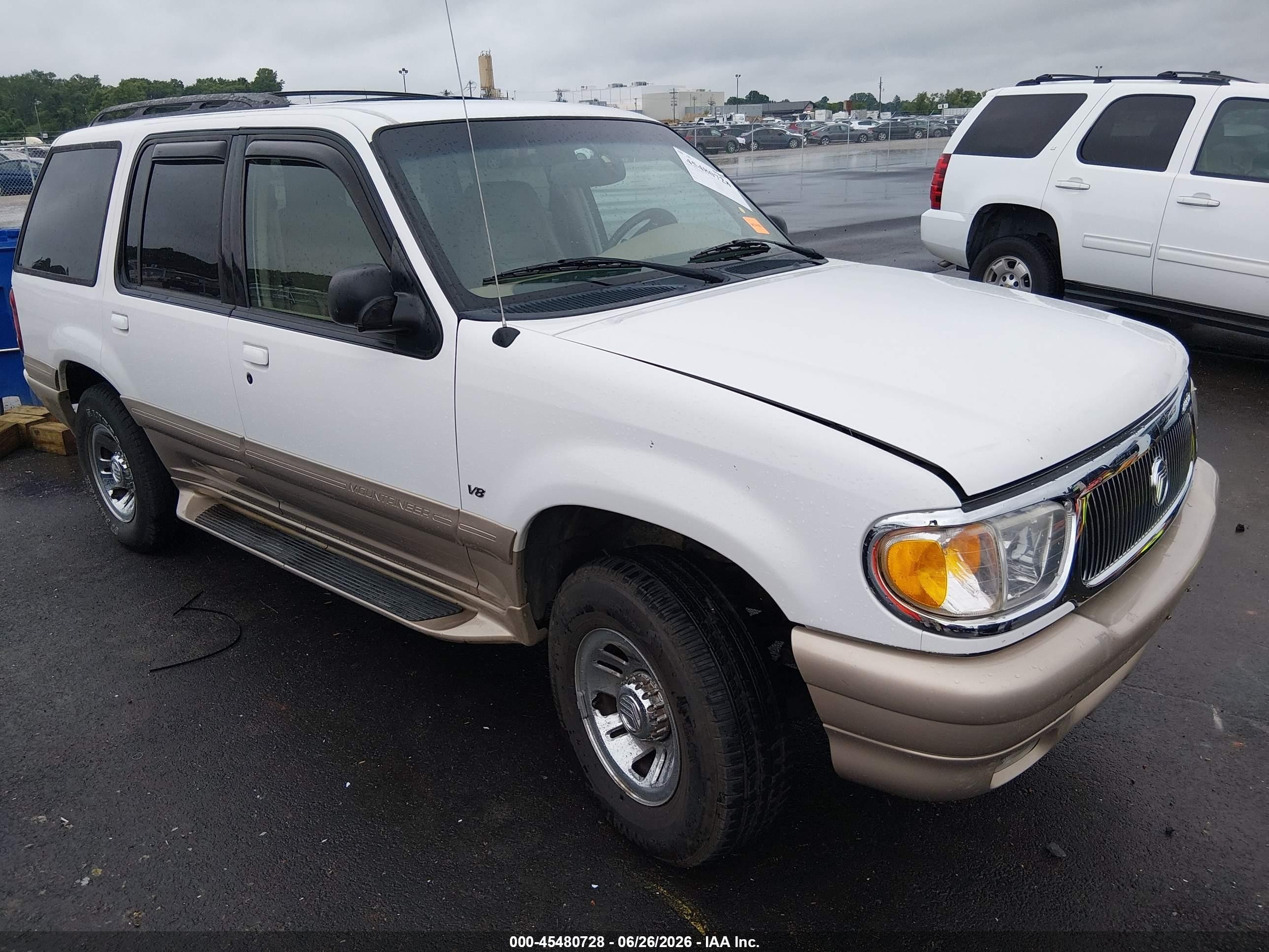 2000 Mercury Mountaineer, VIN 4M2ZU86P4YUJ13320 — Hail