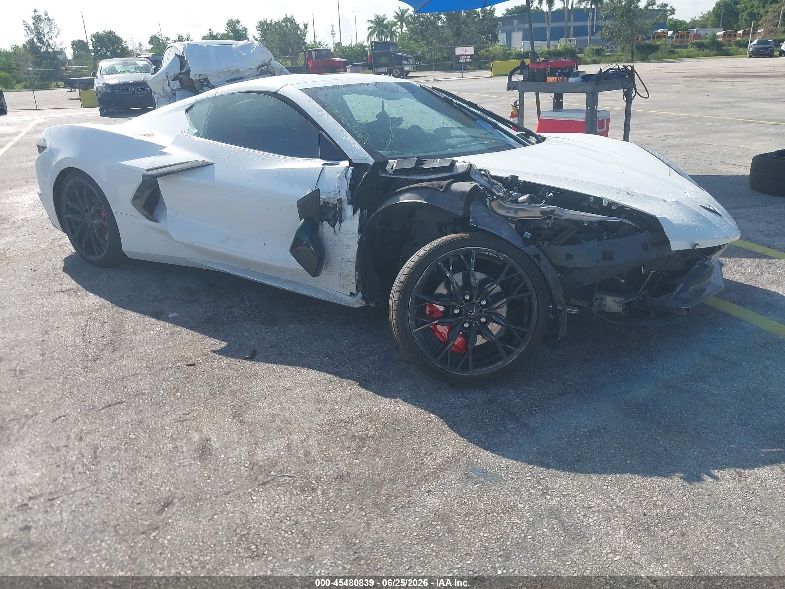 2025 Chevrolet Corvette 1LT, VIN 1G1YA2D41S5107579 — Undercarriage