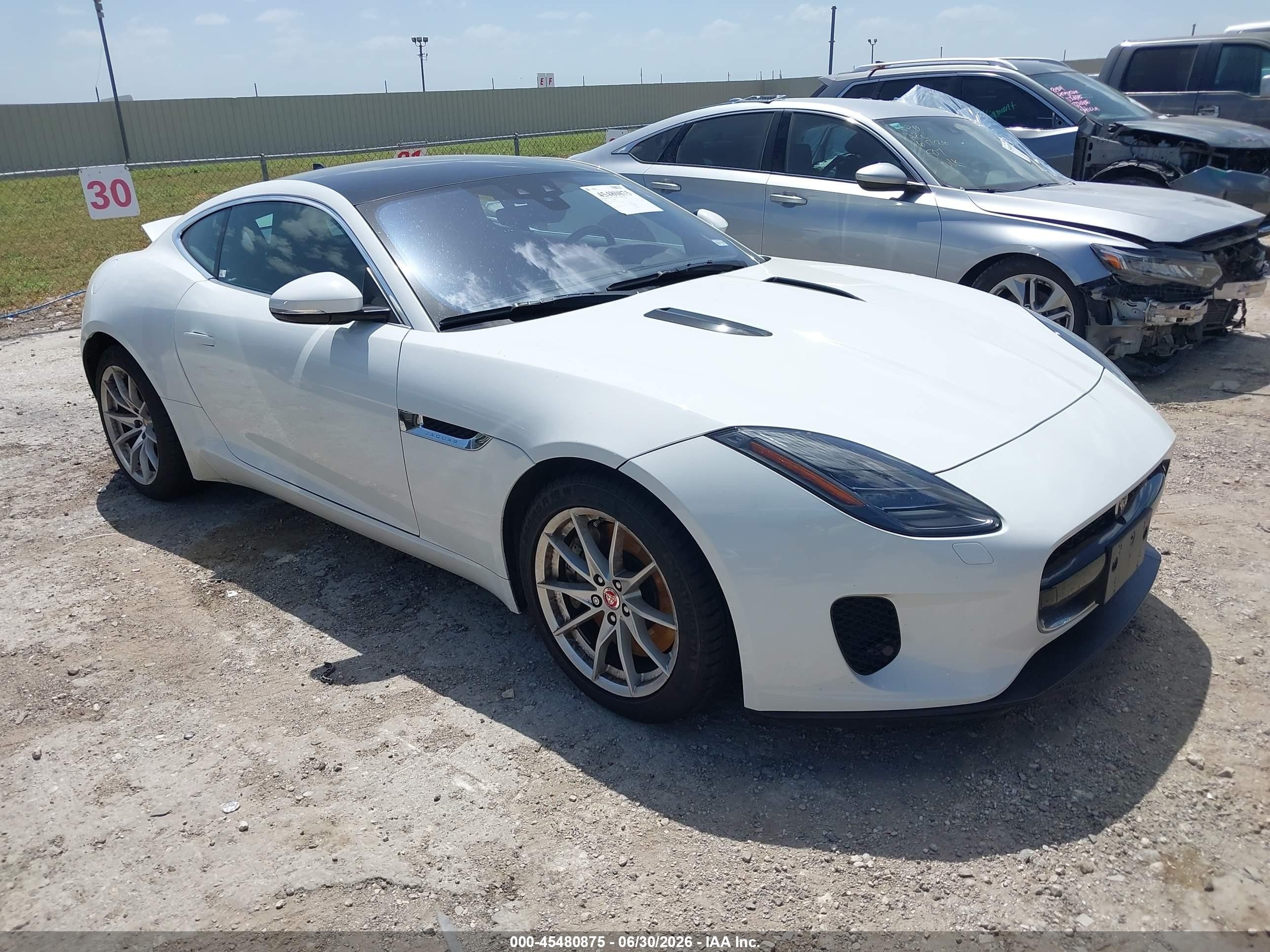 2018 Jaguar F-Type P300, VIN SAJDD1GX3JCK52325 — Water / flood