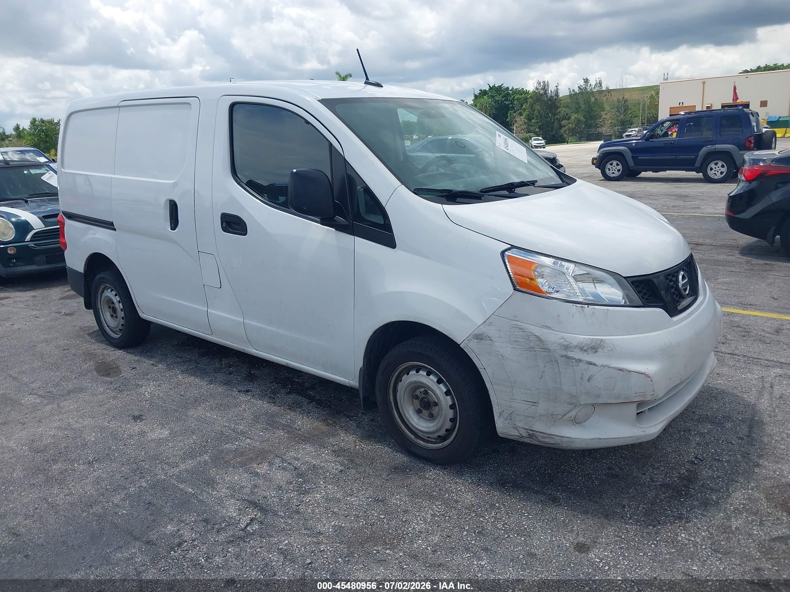 2021 Nissan NV200 SV, VIN 3N6CM0KN0MK692573 — Rear end