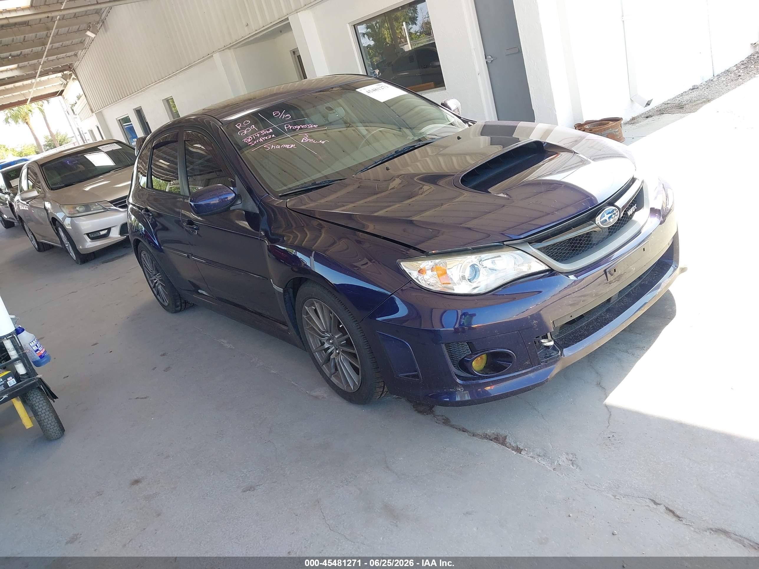 2014 Subaru WRX WRX Premium, VIN JF1GR7E67EG260510 — Mechanical