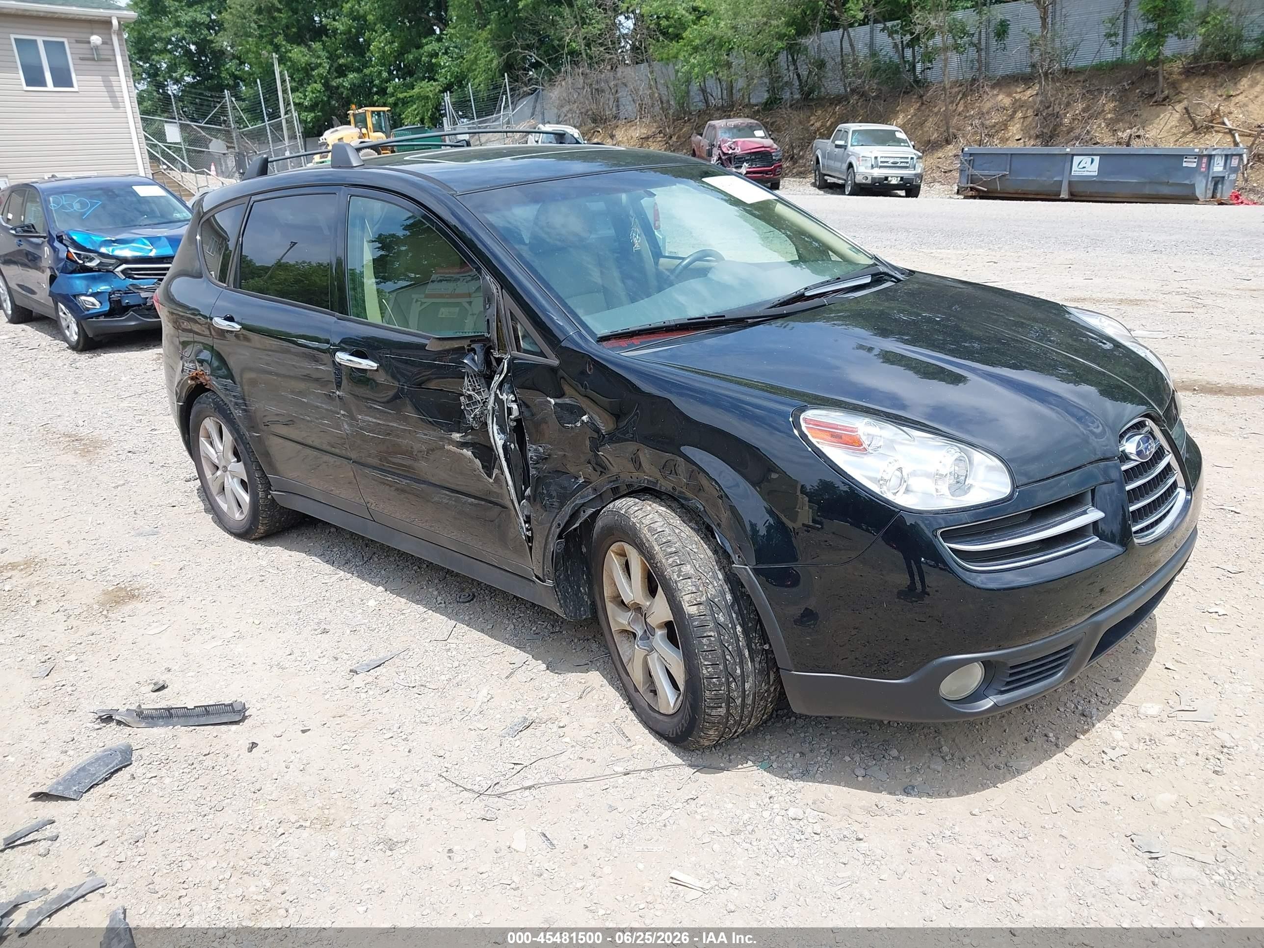 2006 Subaru Tribeca 7-Pass, VIN 4S4WX86C464420847 — Front end