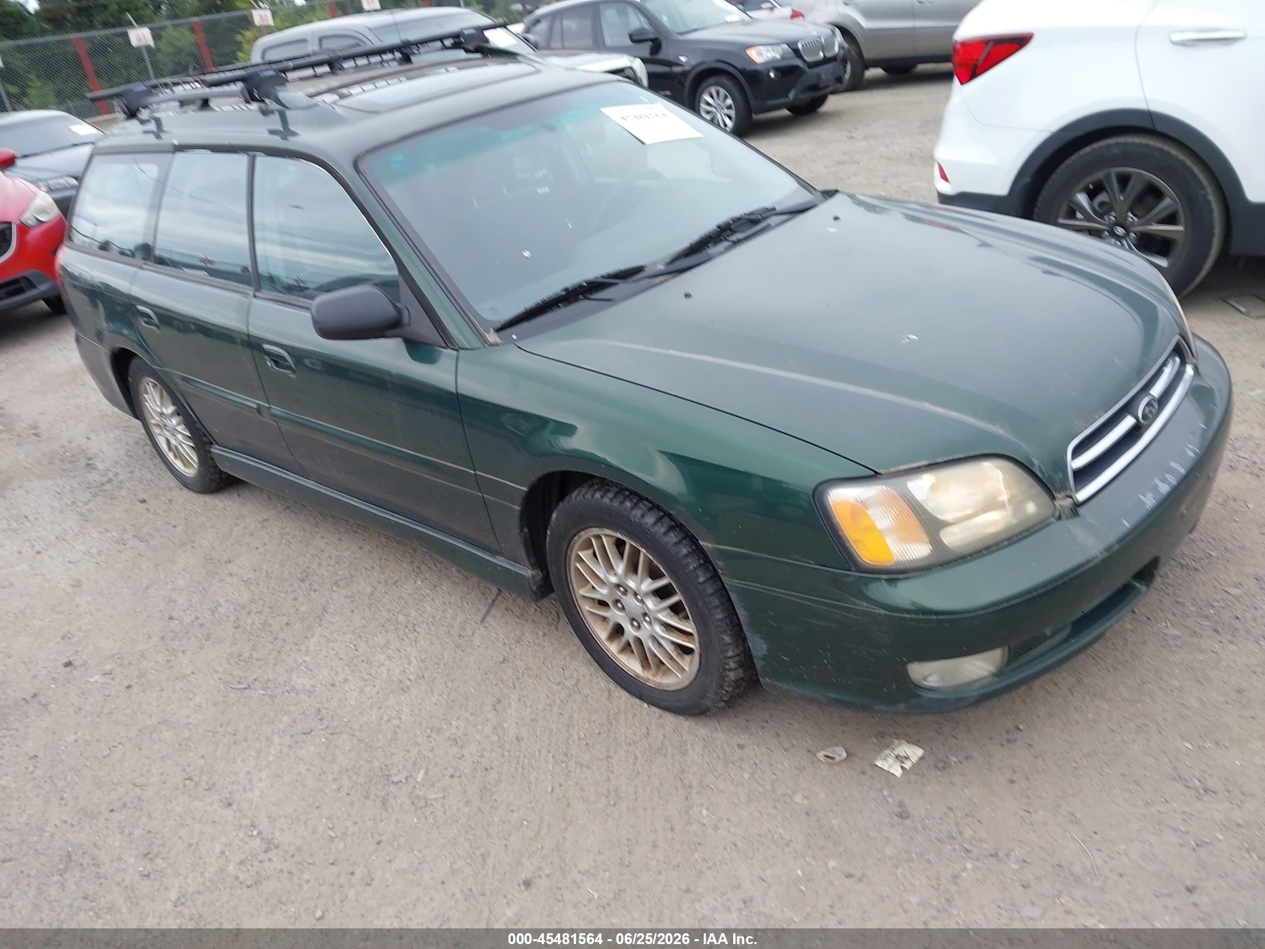 2001 Subaru Legacy GT, VIN 4S3BH645117311276 — Обычный износ