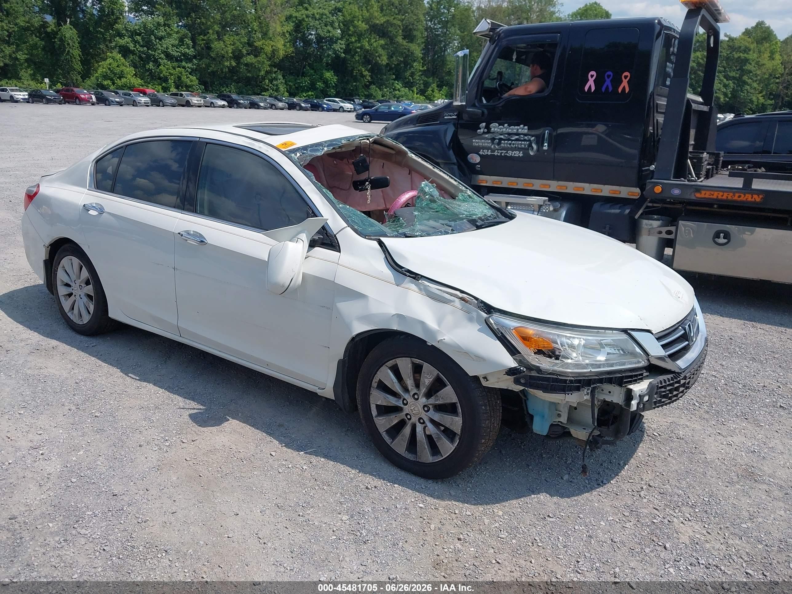 2014 Honda Accord EX-L, VIN 1HGCR3F87EA032965 — Biohazard / chemical