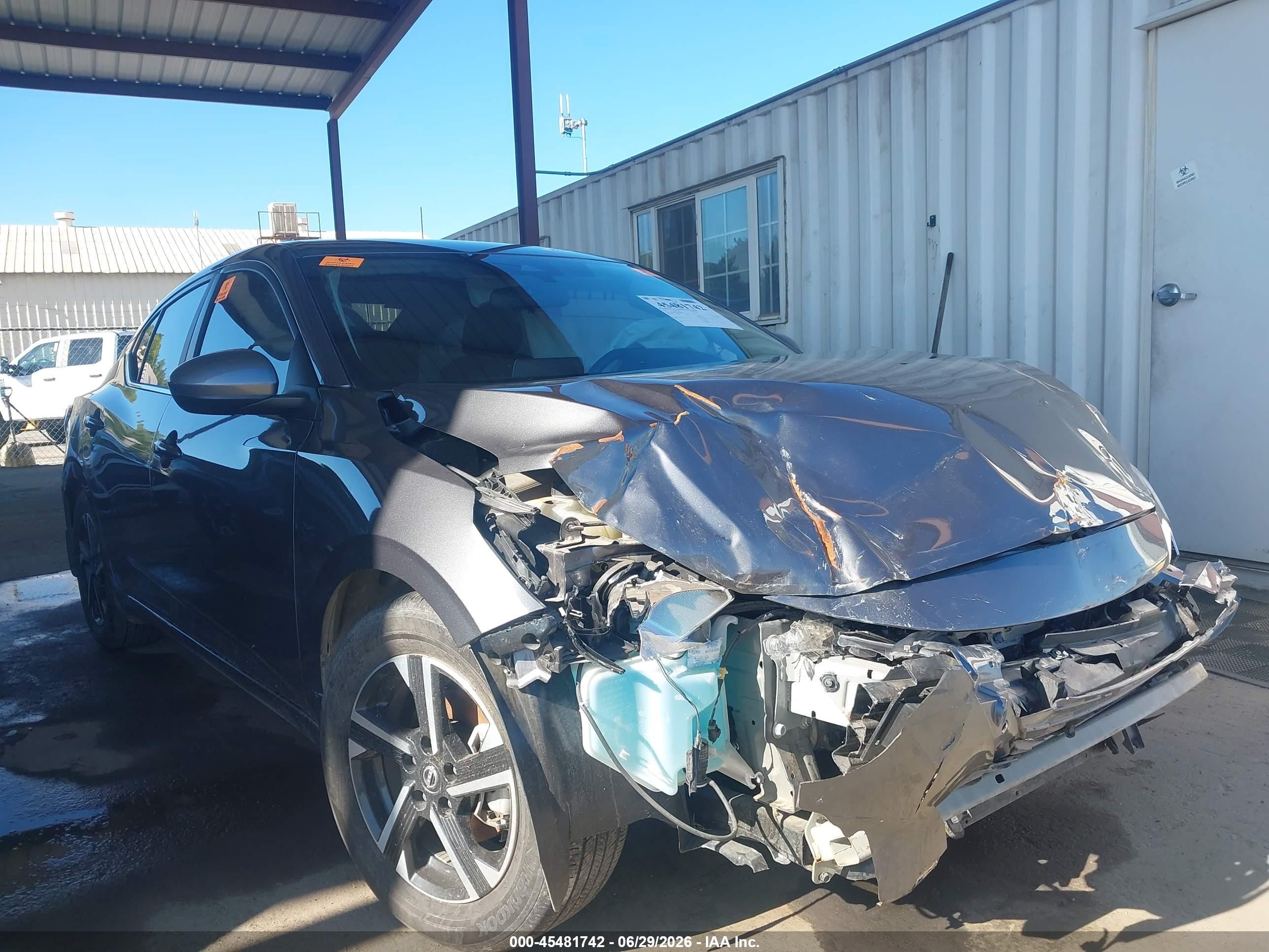 2024 Nissan Sentra SV, VIN 3N1AB8CV1RY295846 — Biohazard / chemical