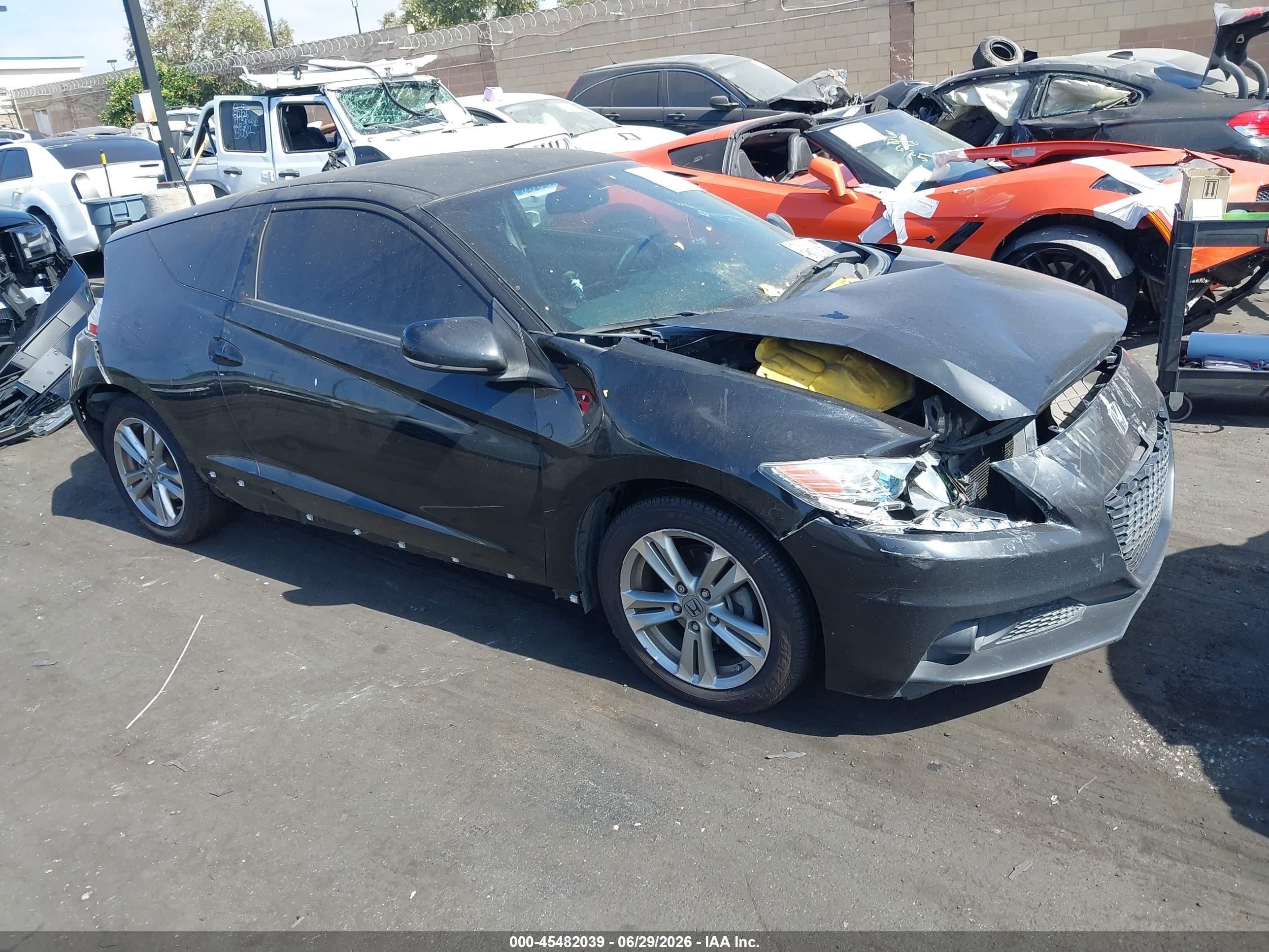 2013 Honda CR-Z EX, VIN JHMZF1C63DS003771 — All over